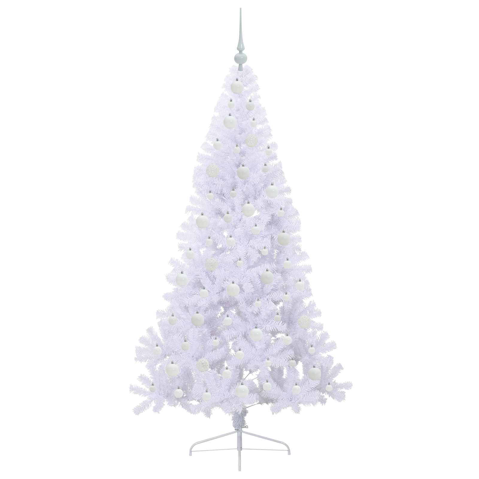 Sapin de Noël artificiel avec 300 LED Blanc 180 cm PVC et Acier - XIOS