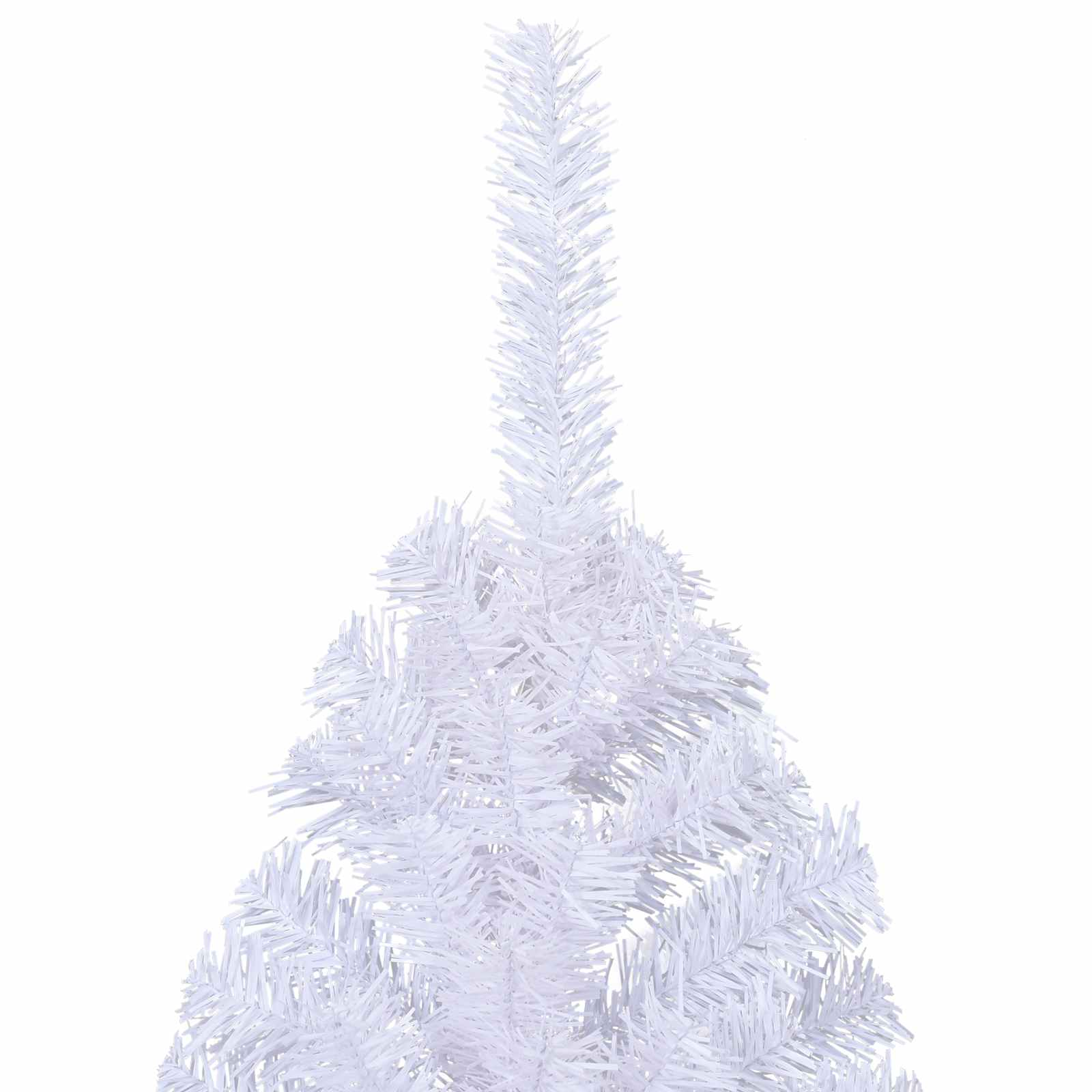 Sapin de Noël artificiel avec 300 LED Blanc 240 cm PVC et Acier