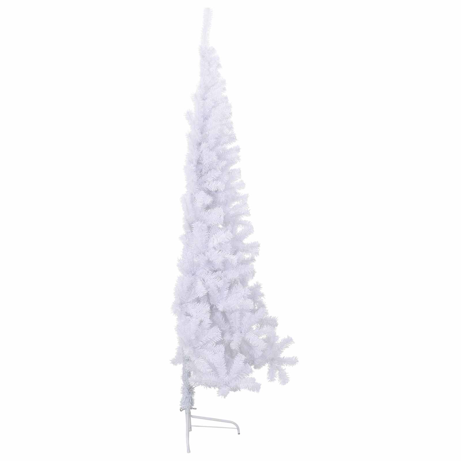 Sapin de Noël artificiel avec 300 LED Blanc 240 cm PVC et Acier
