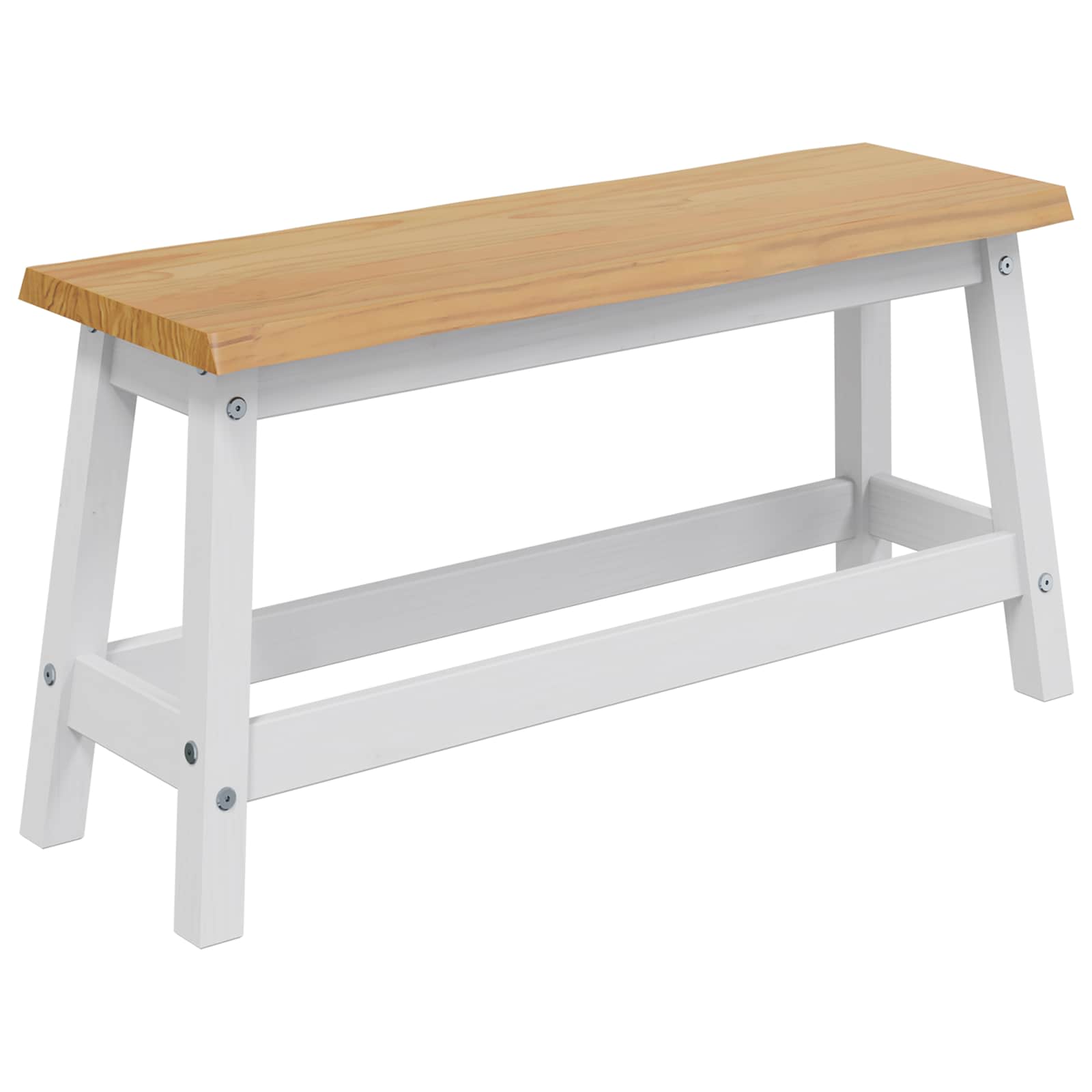 Banc de salle à manger EKAI Blanc 91,5 x 29 x 45,5 cm - XIOS