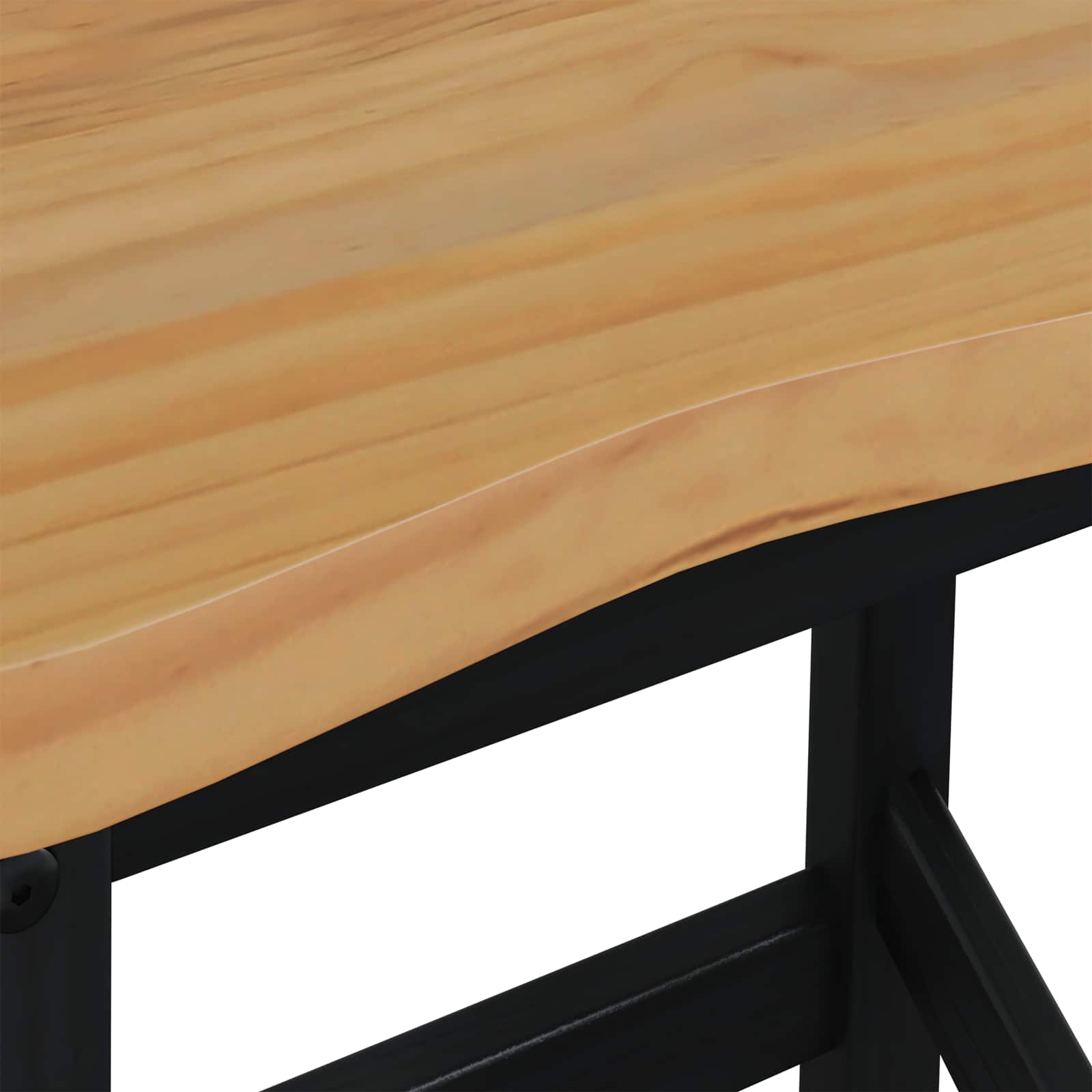 Tabouret de bar haut EKAI 2 pcs Noir 40 x 29 x 63 cm
