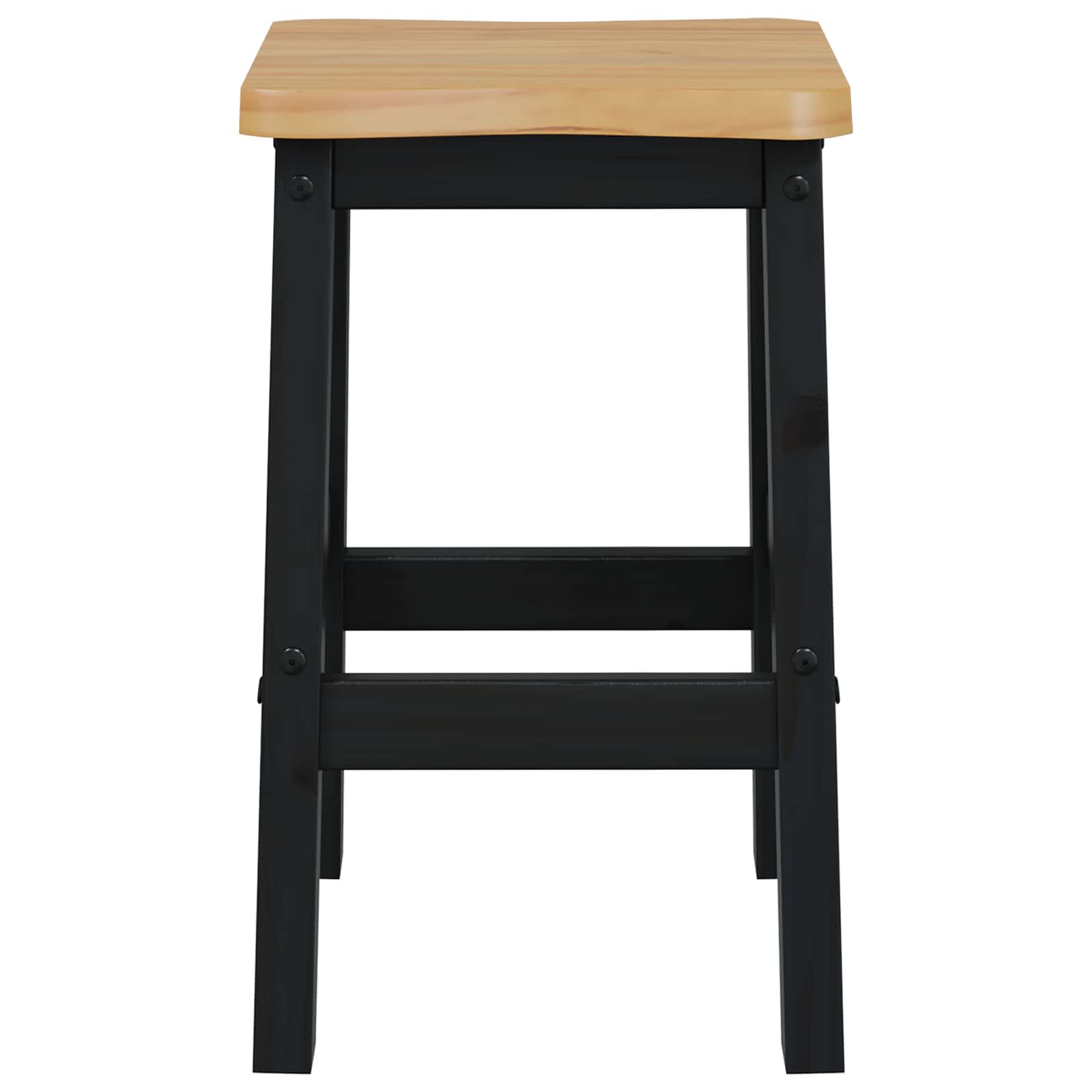 Tabouret de bar haut EKAI 2 pcs Noir 40 x 29 x 63 cm