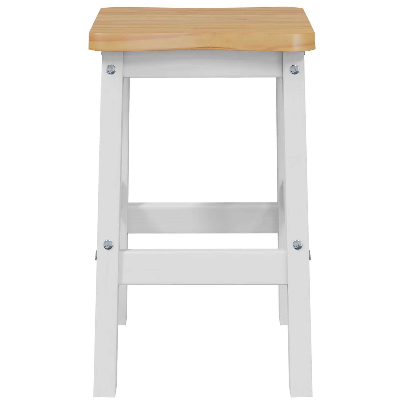 Tabouret de bar haut EKAI 2 pcs Blanc 40 x 29 x 63 cm