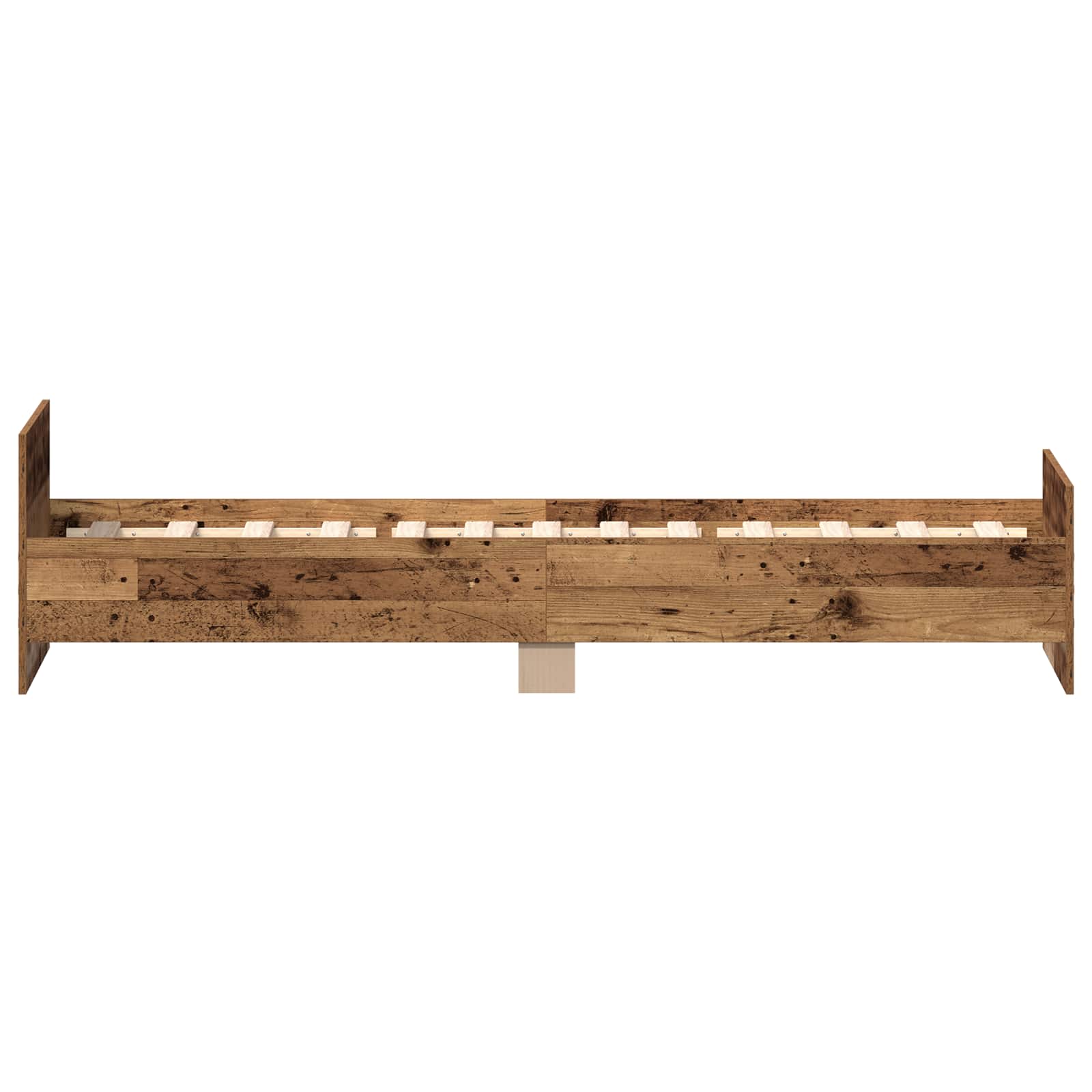 Cadre de lit avec tête de lit Bois ancien 80 x 200 cm - XIOS