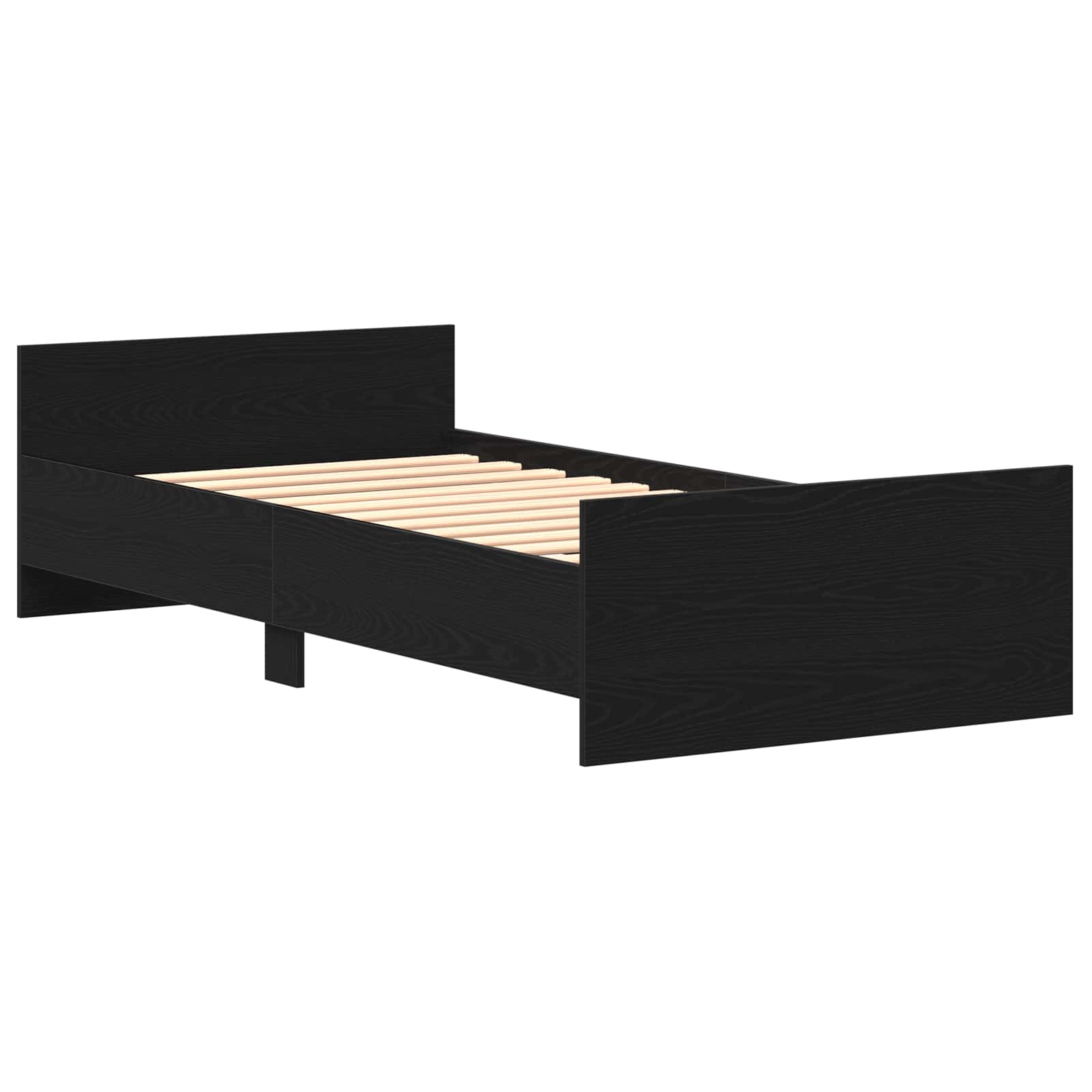 Cadre de lit avec tête de lit Chêne noir 80 x 200 cm - XIOS