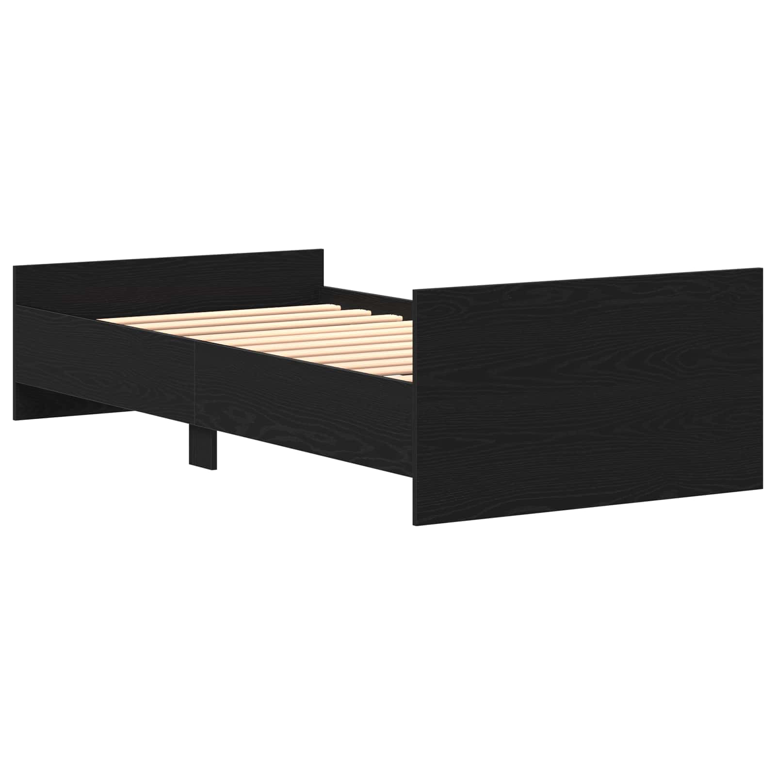 Cadre de lit avec tête de lit Chêne noir 80 x 200 cm - XIOS