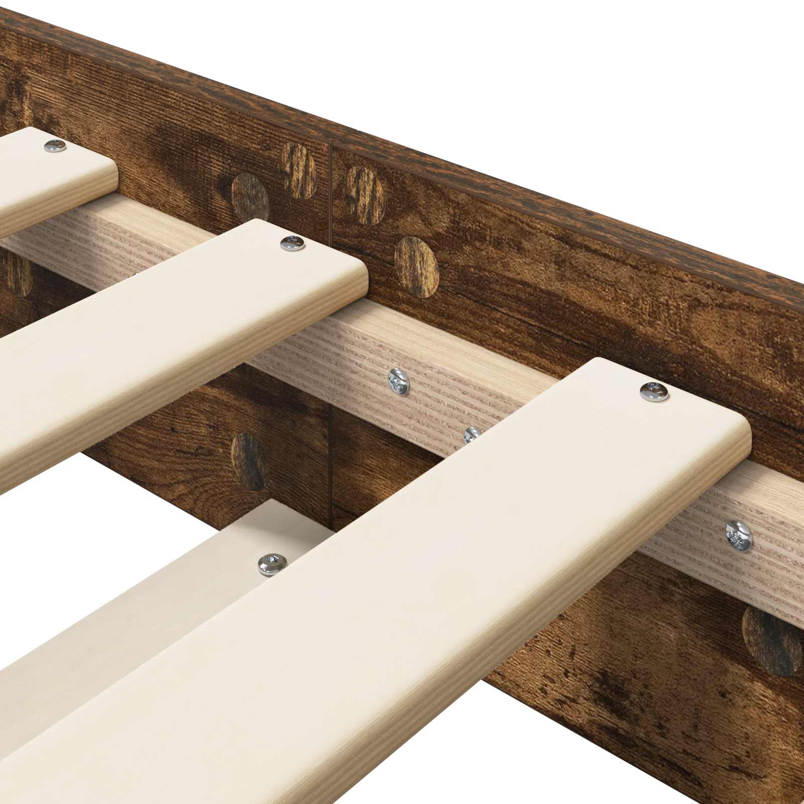 Cadre de lit Chêne fumé 80 x 200 cm Bois d'ingénierie - XIOS