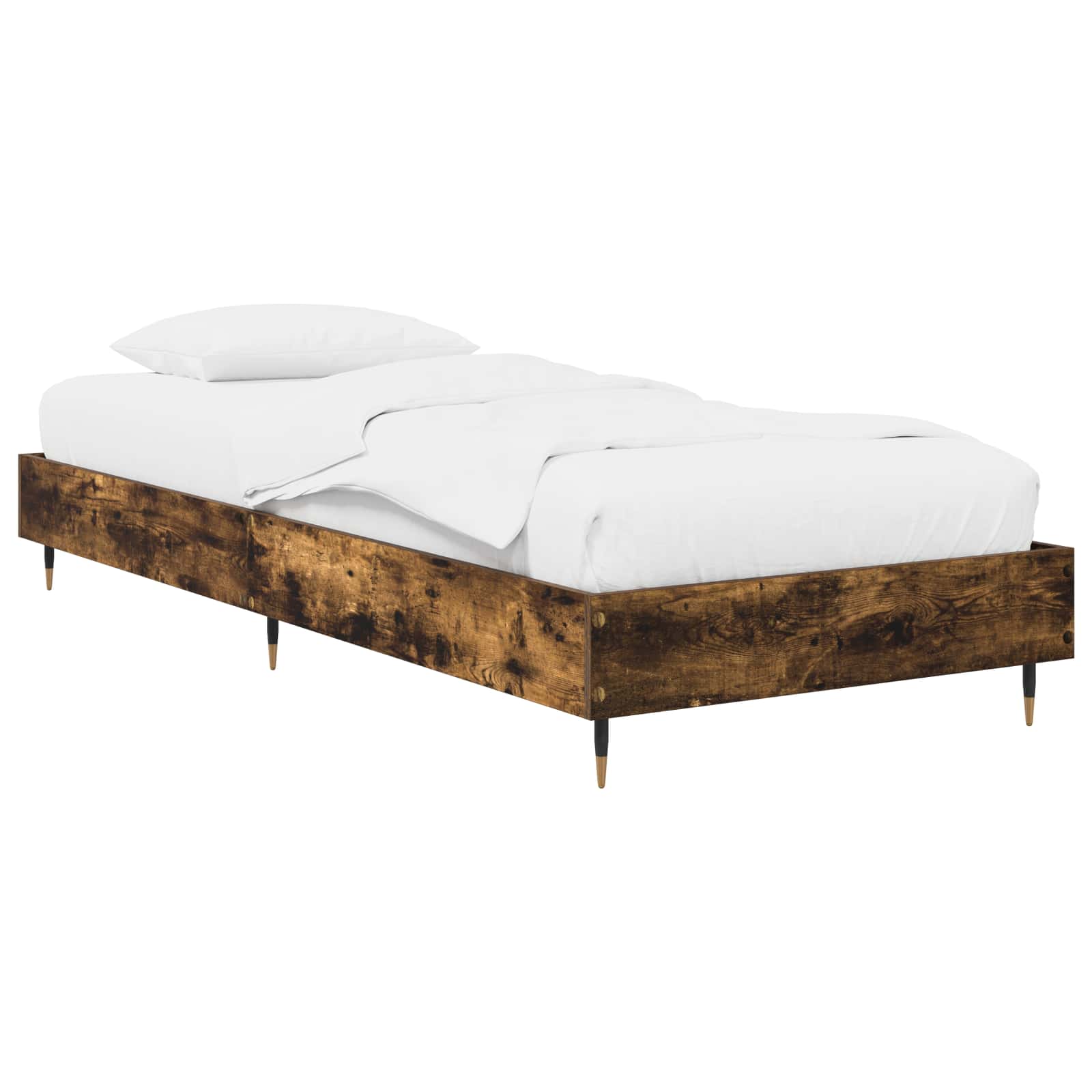 Cadre de lit Chêne fumé 80 x 200 cm Bois d'ingénierie - XIOS