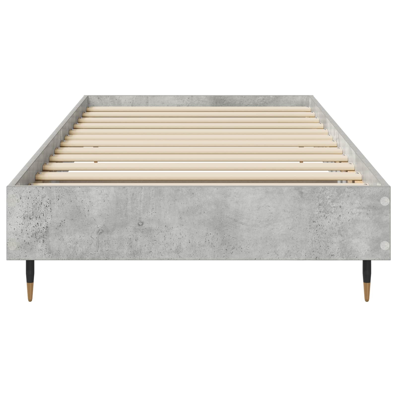 Cadre de lit Gris béton 80 x 200 cm Bois d'ingénierie - XIOS