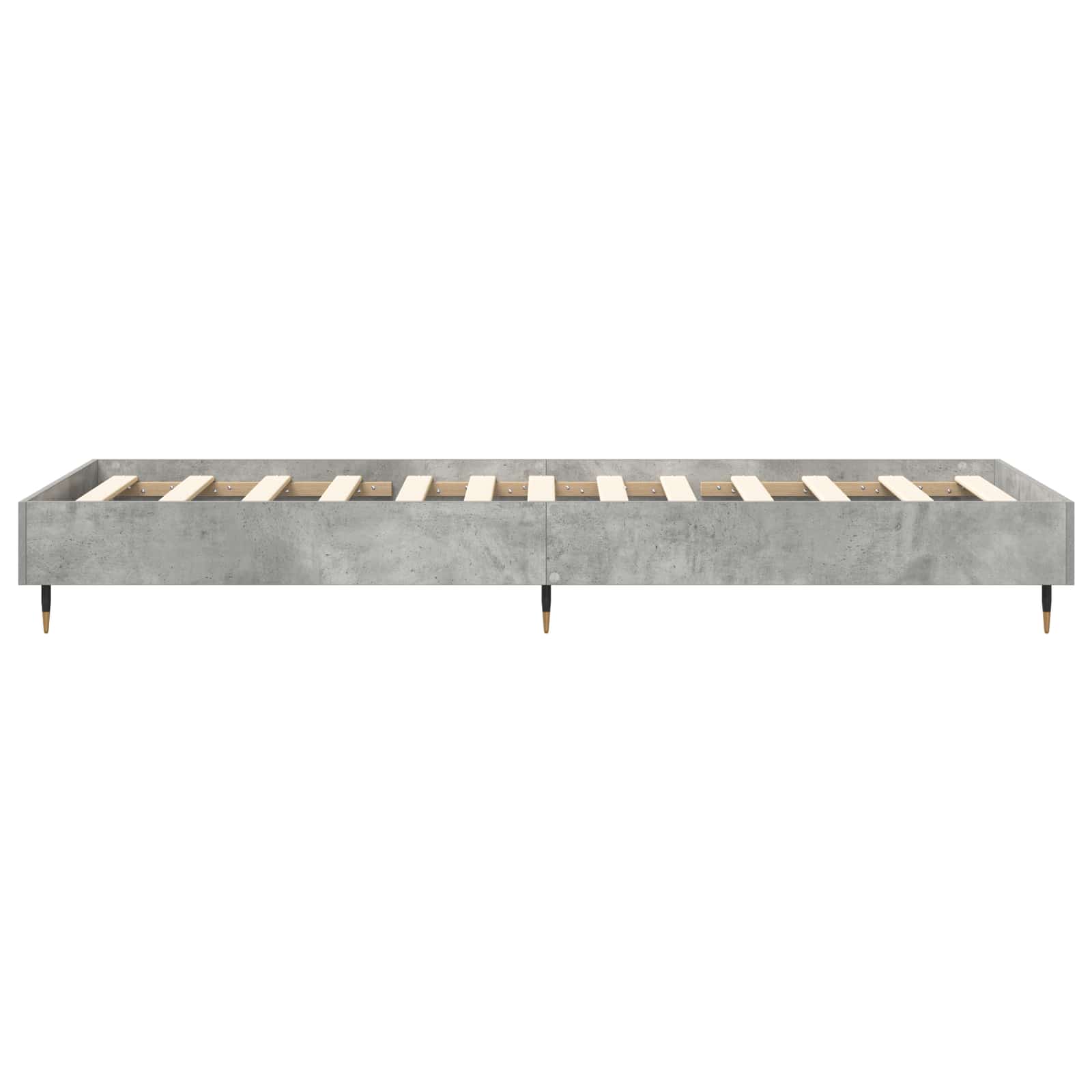 Cadre de lit Gris béton 80 x 200 cm Bois d'ingénierie - XIOS