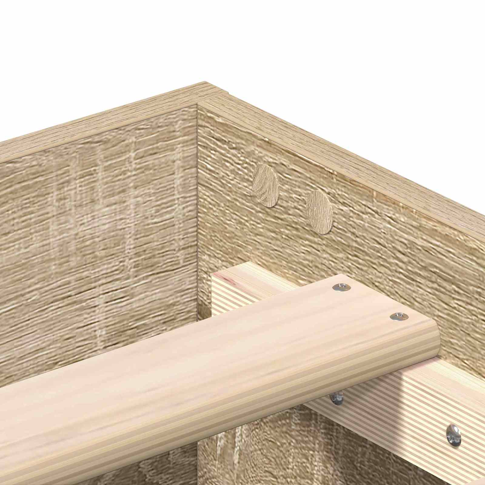 Cadre de lit Chêne Sonoma 80 x 200 cm Bois d'ingénierie - XIOS