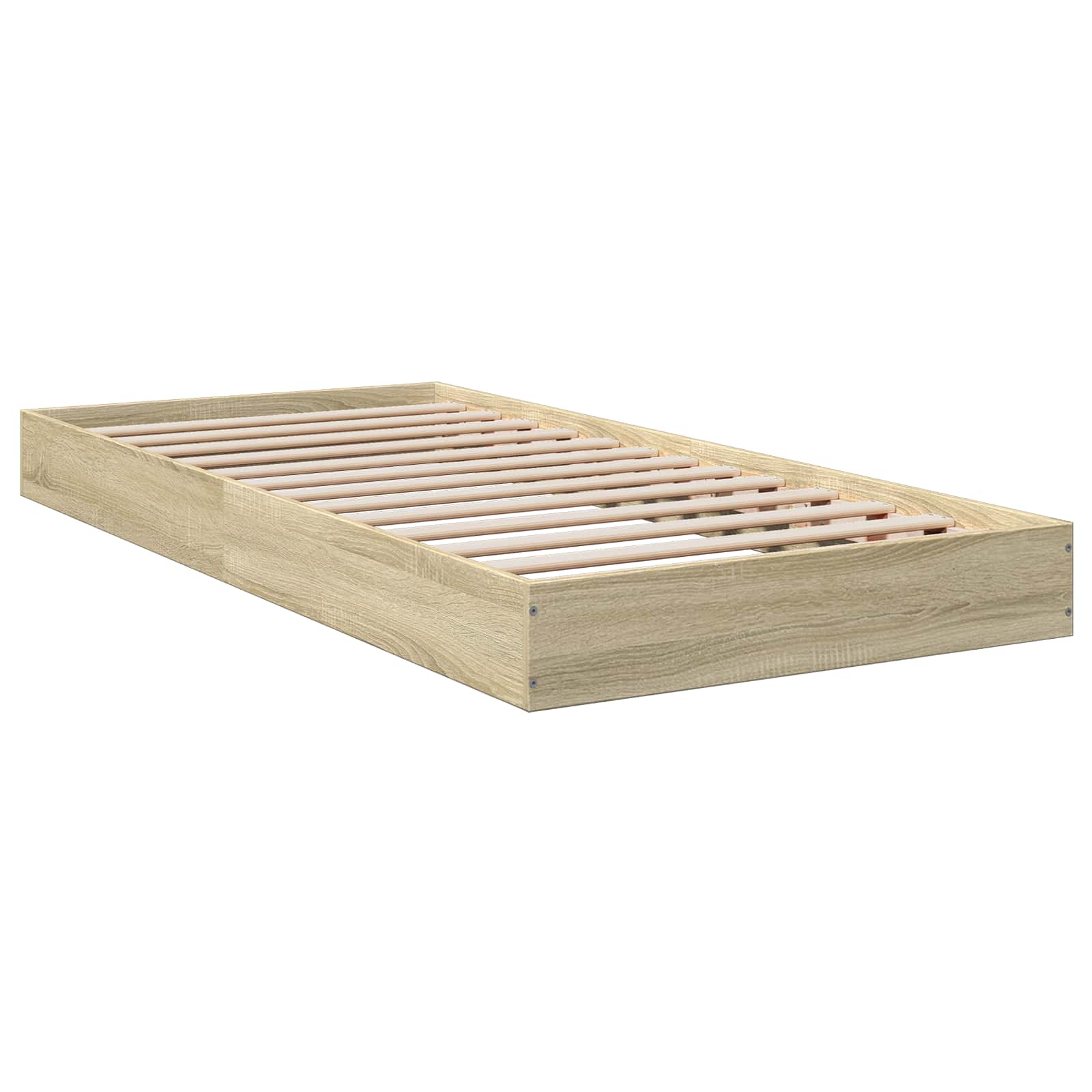 Cadre de lit au sol Chêne Sonoma 80 x 200 cm Bois d'ingénierie - XIOS