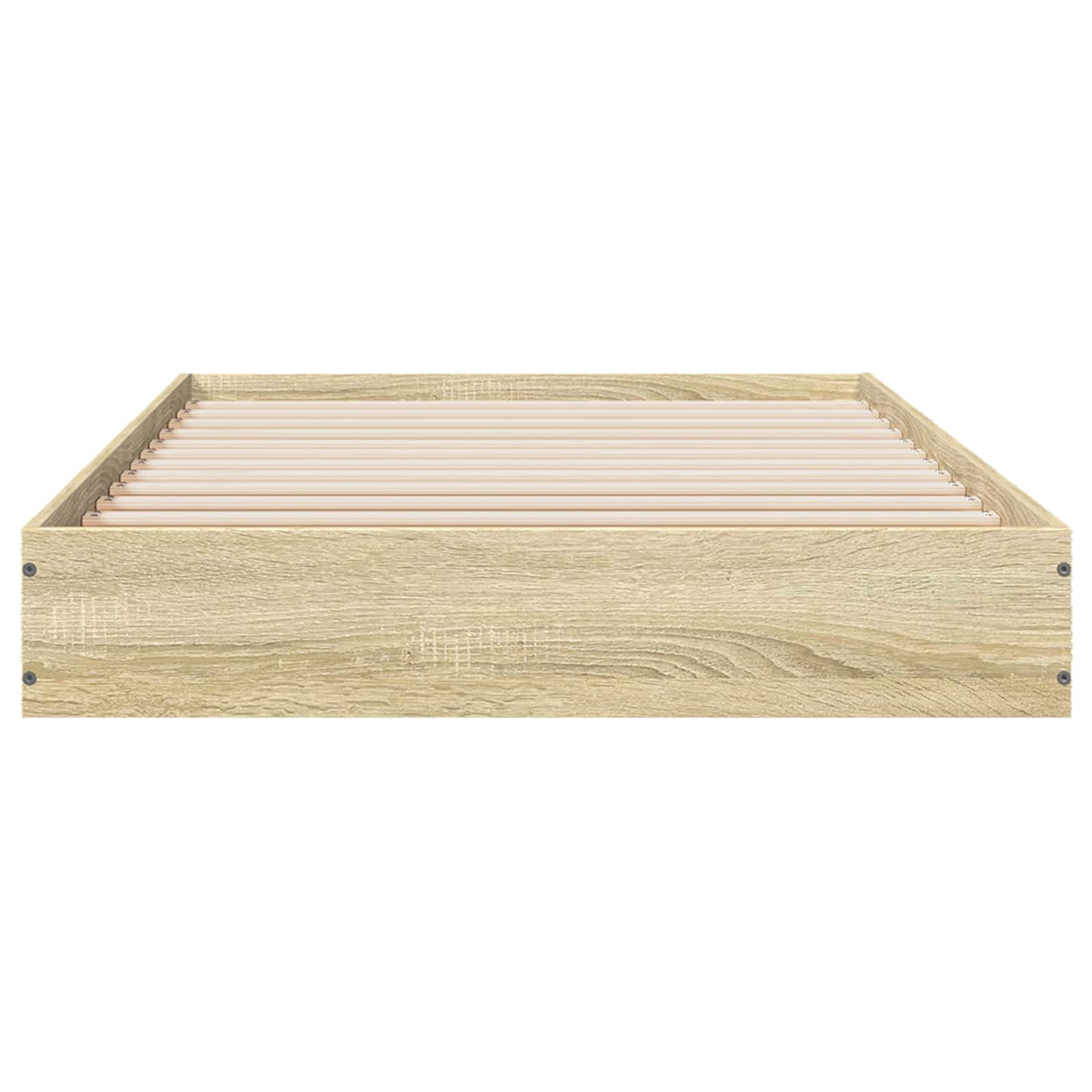 Cadre de lit au sol Chêne Sonoma 80 x 200 cm Bois d'ingénierie - XIOS
