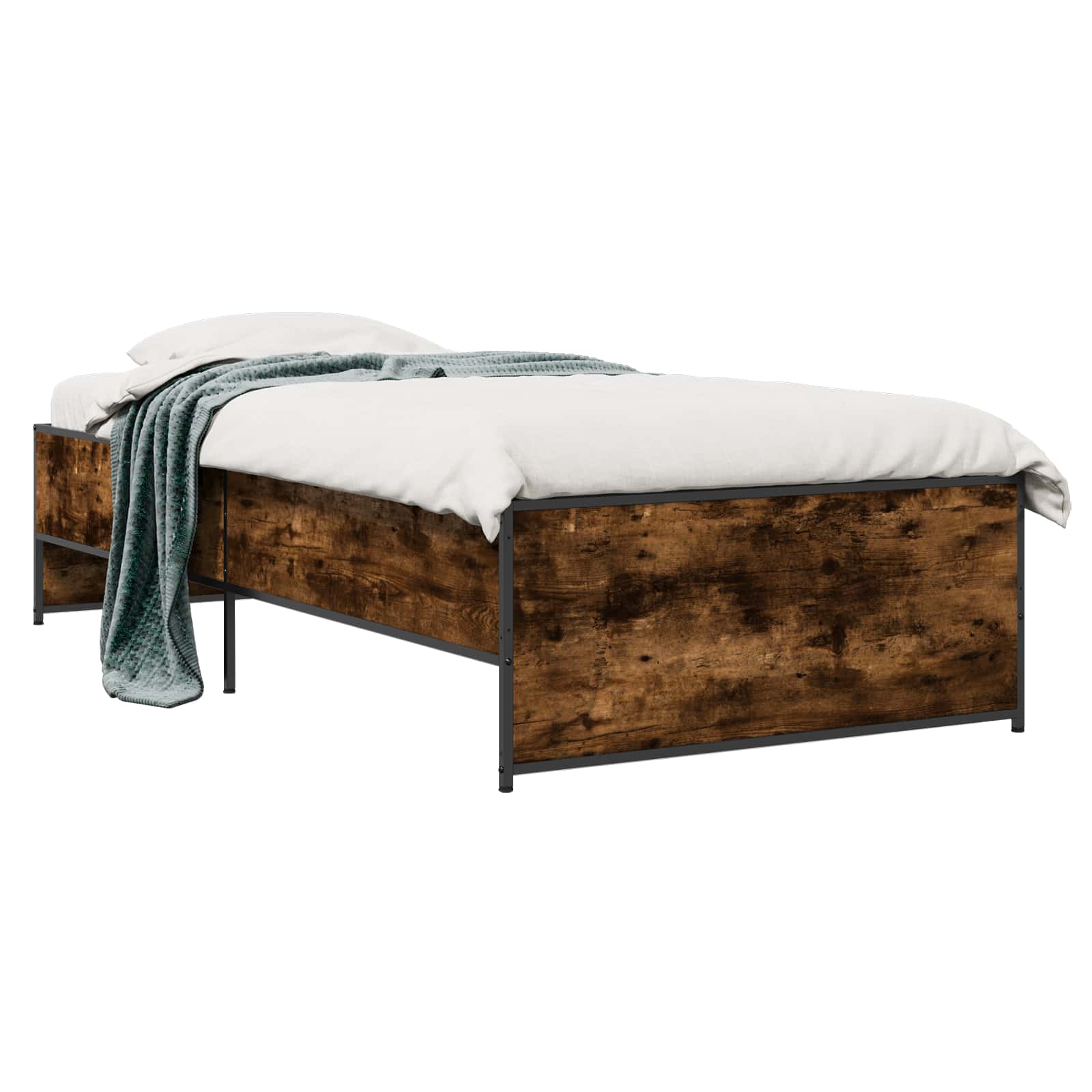 Cadre de lit Chêne fumé 80 x 200 cm Bois d'ingénierie - XIOS