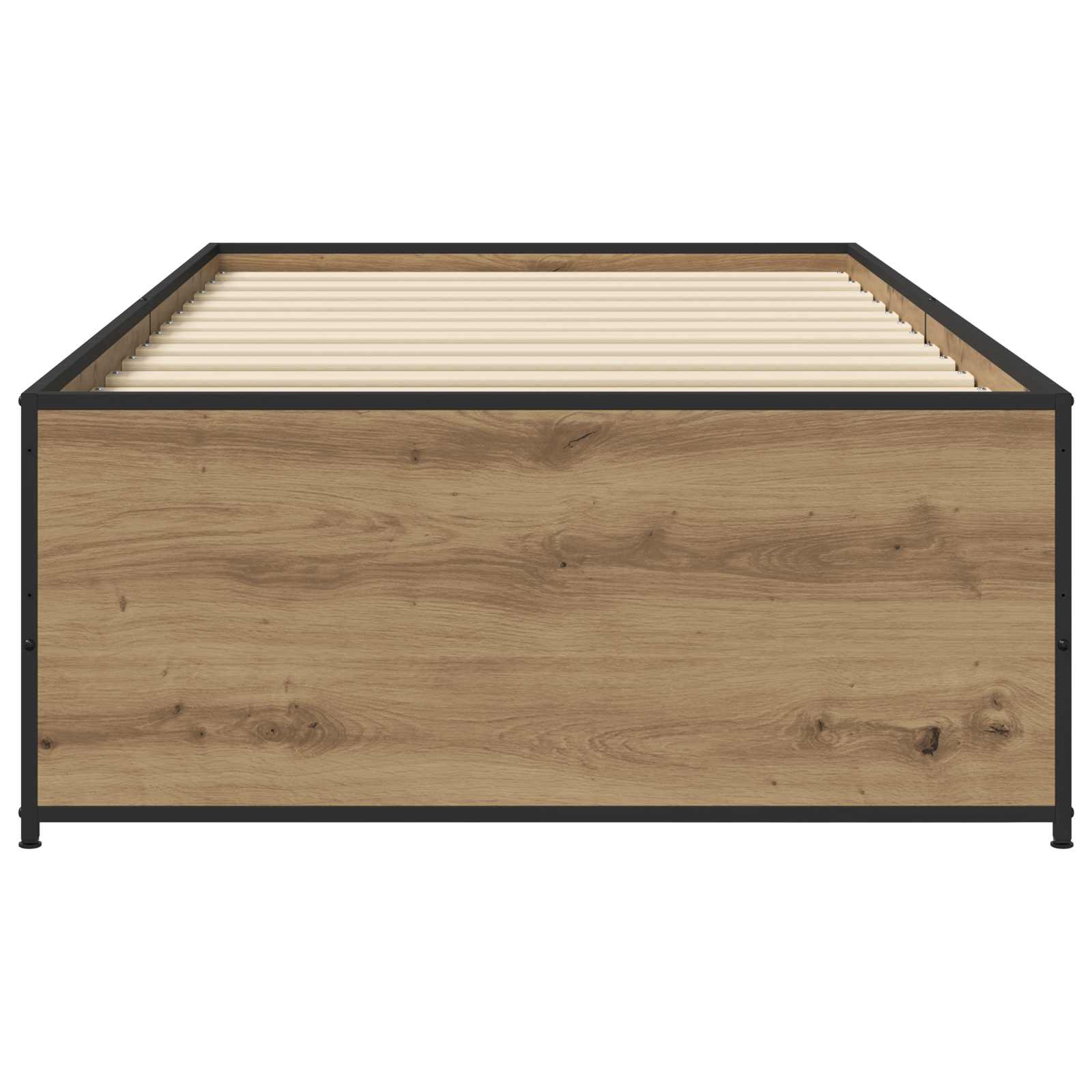Cadre de lit Chêne artisanal 80 x 200 cm Bois d'ingénierie - XIOS