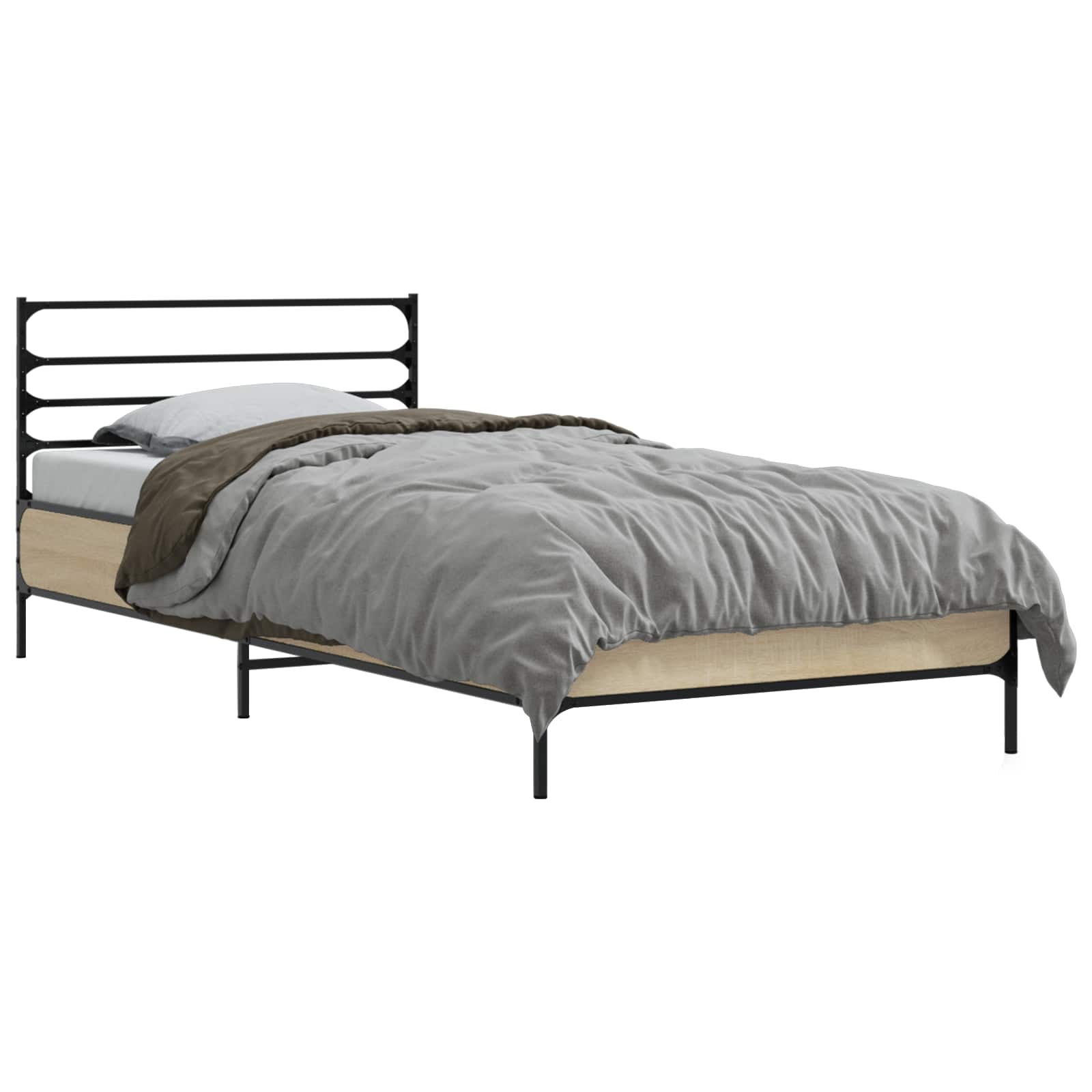 Cadre de lit Chêne Sonoma 80 x 200 cm Bois d'ingénierie - XIOS