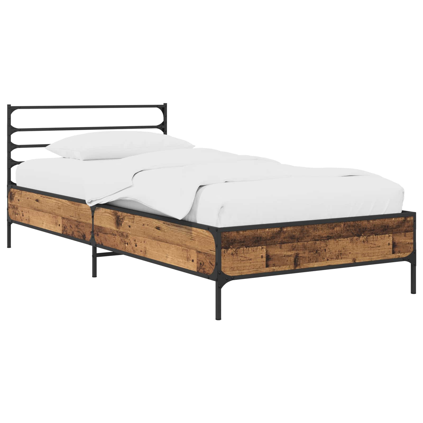 Cadre de lit Bois ancien 80 x 200 cm Bois d'ingénierie - XIOS