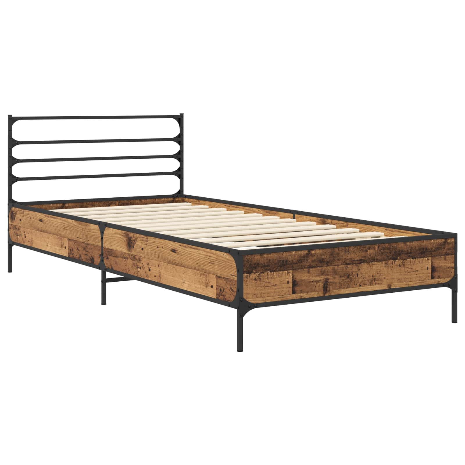 Cadre de lit Bois ancien 80 x 200 cm Bois d'ingénierie - XIOS
