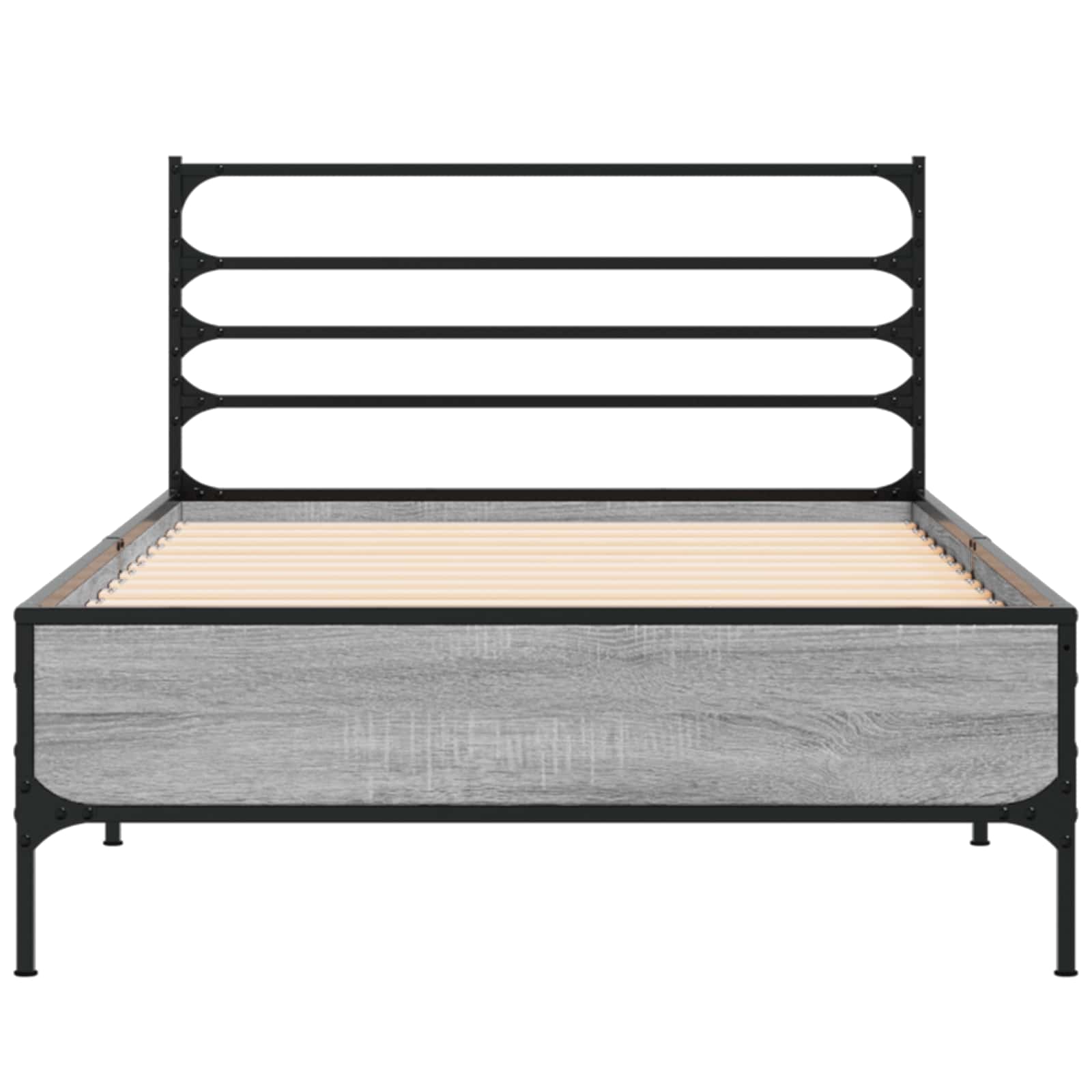 Cadre de lit Sonoma gris 80 x 200 cm Bois d'ingénierie - XIOS