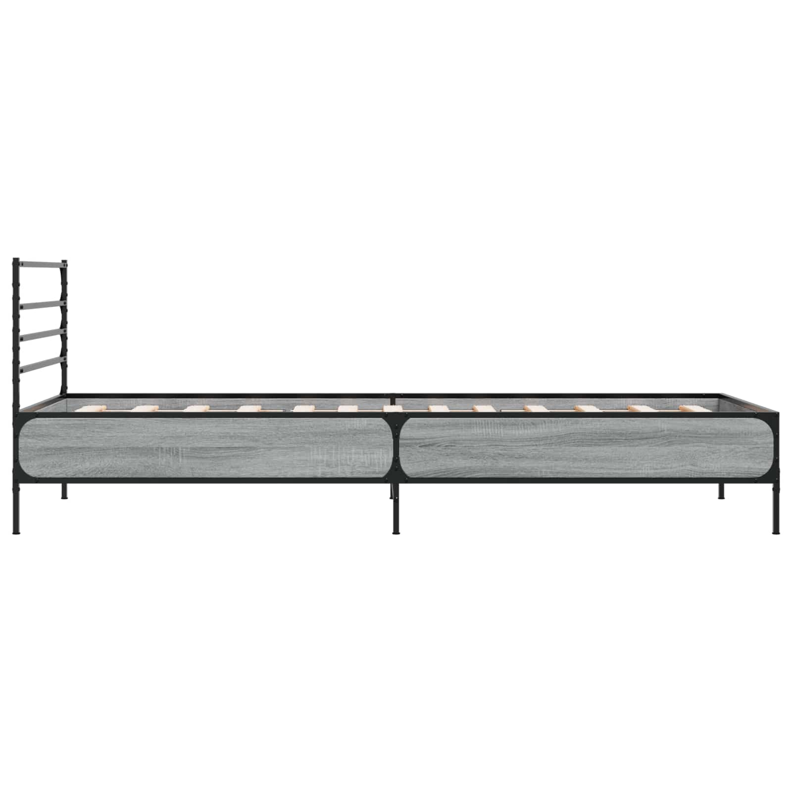 Cadre de lit Sonoma gris 80 x 200 cm Bois d'ingénierie - XIOS