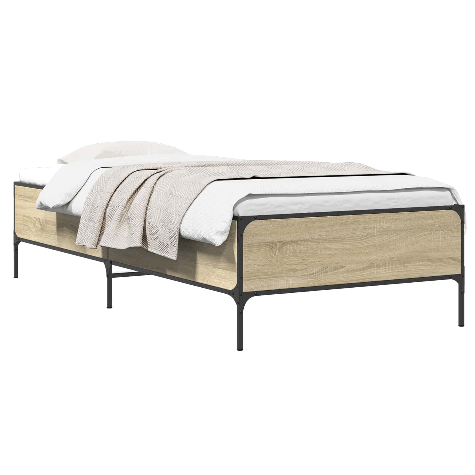 Cadre de lit Chêne Sonoma 80 x 200 cm Bois d'ingénierie - XIOS