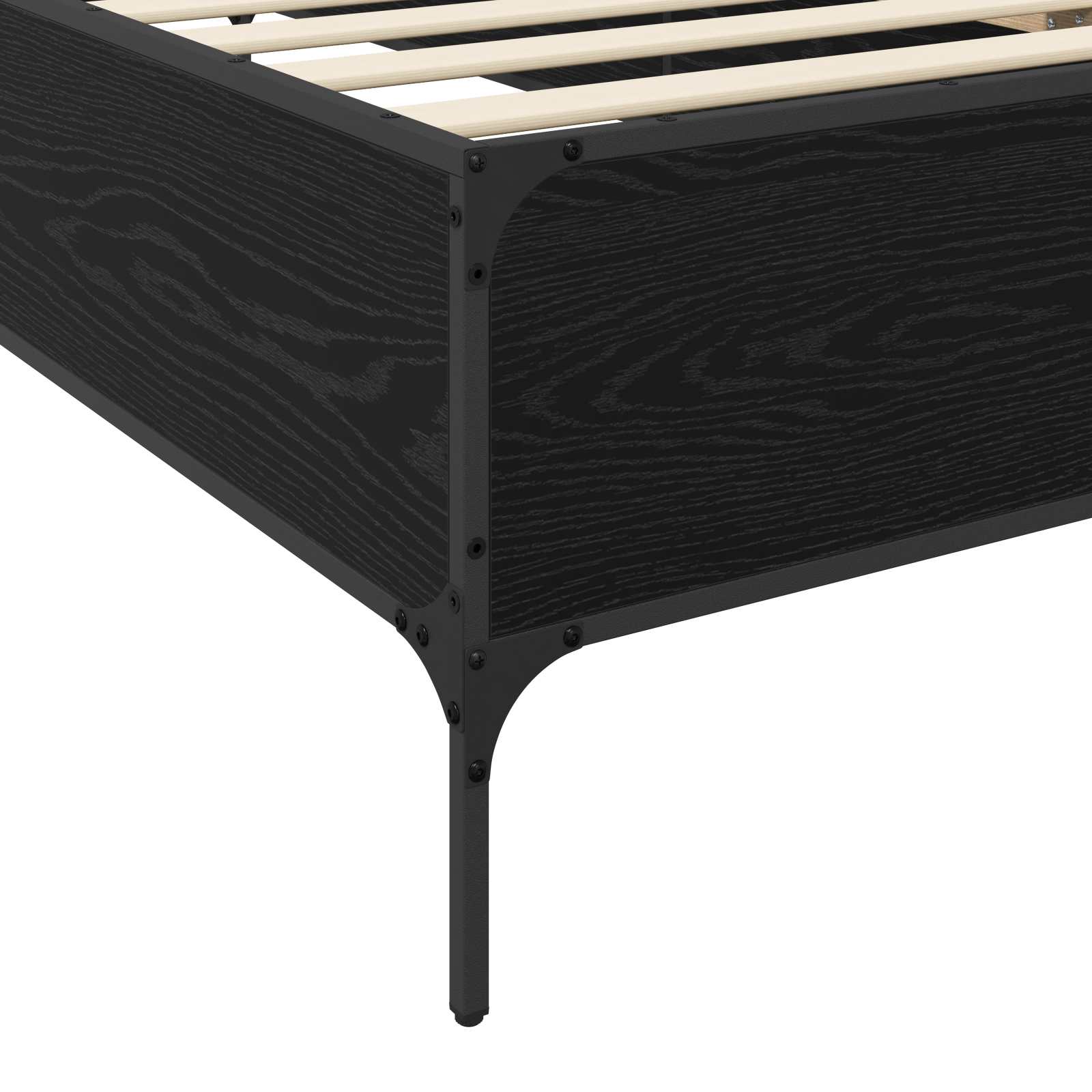 Cadre de lit Chêne noir 80 x 200 cm Bois d'ingénierie - XIOS