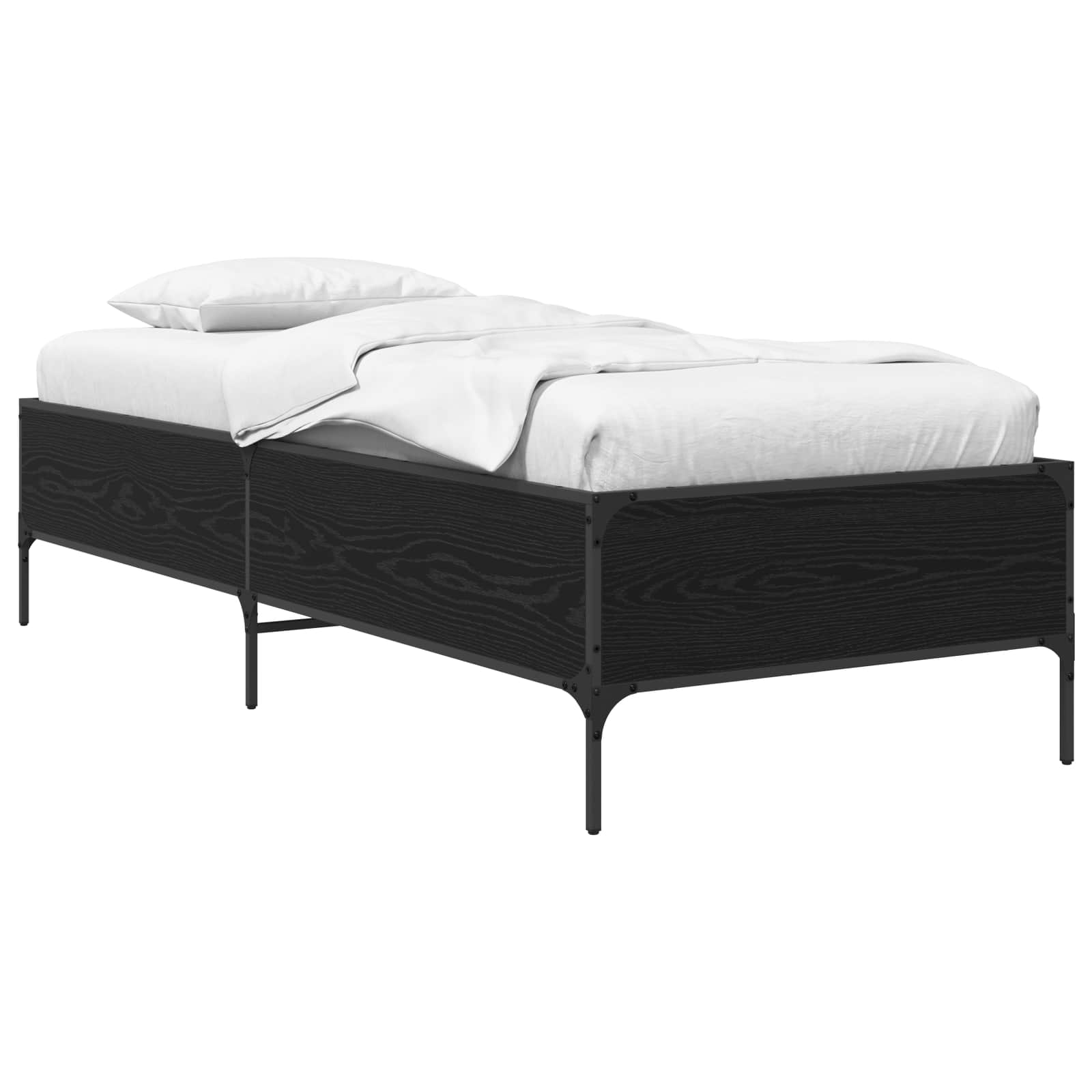 Cadre de lit Chêne noir 80 x 200 cm Bois d'ingénierie - XIOS