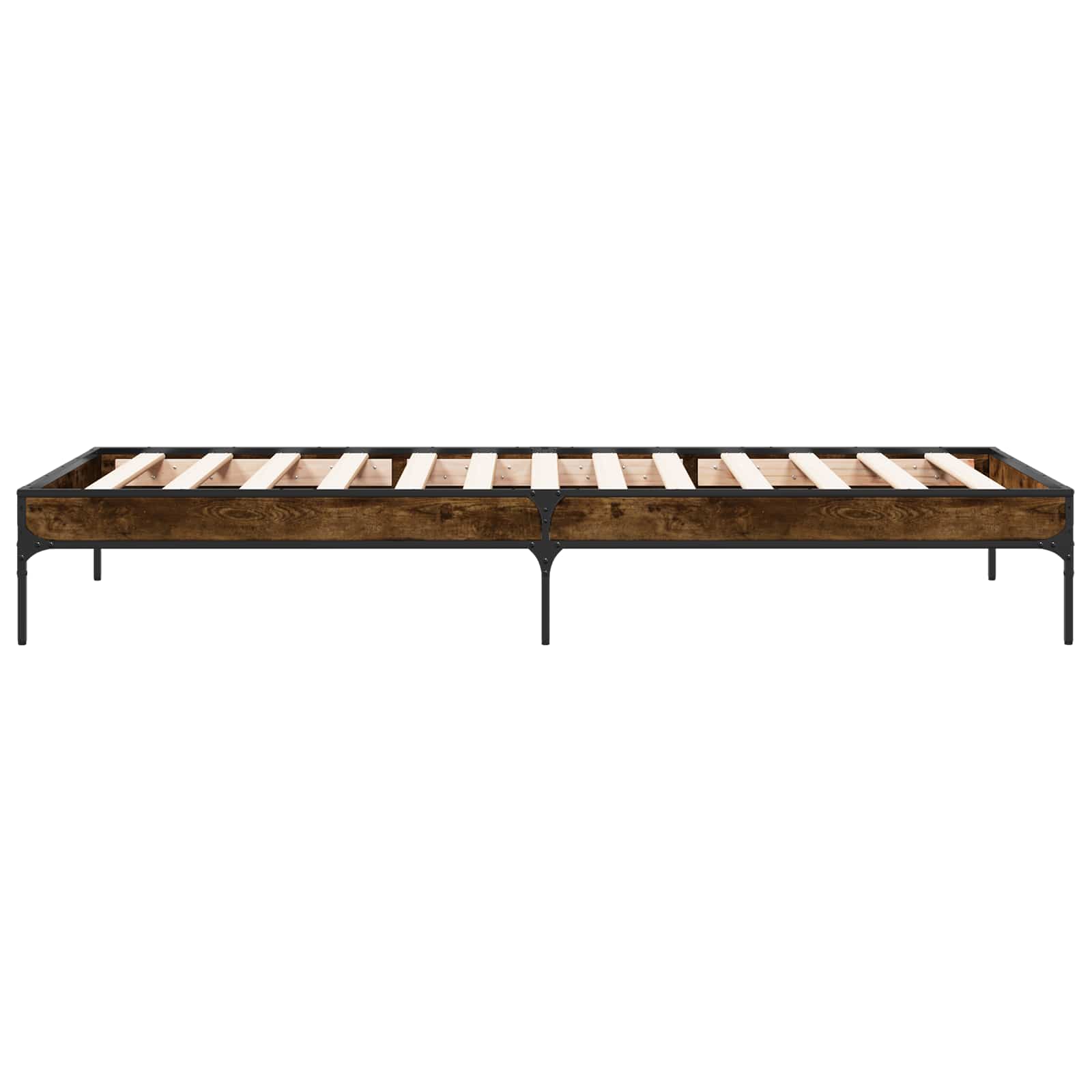 Cadre de lit Chêne Fumé 80 x 200 cm Bois d'ingénierie - XIOS