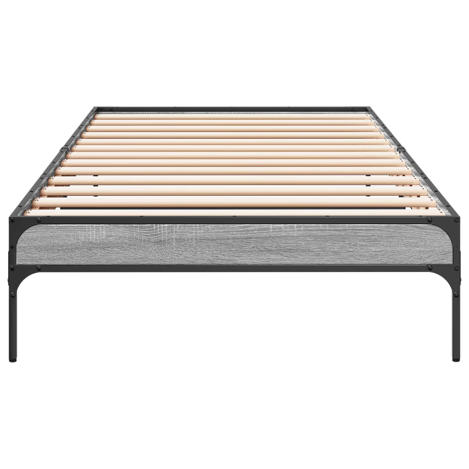 Cadre de lit Sonoma gris 80 x 200 cm Bois d'ingénierie - XIOS