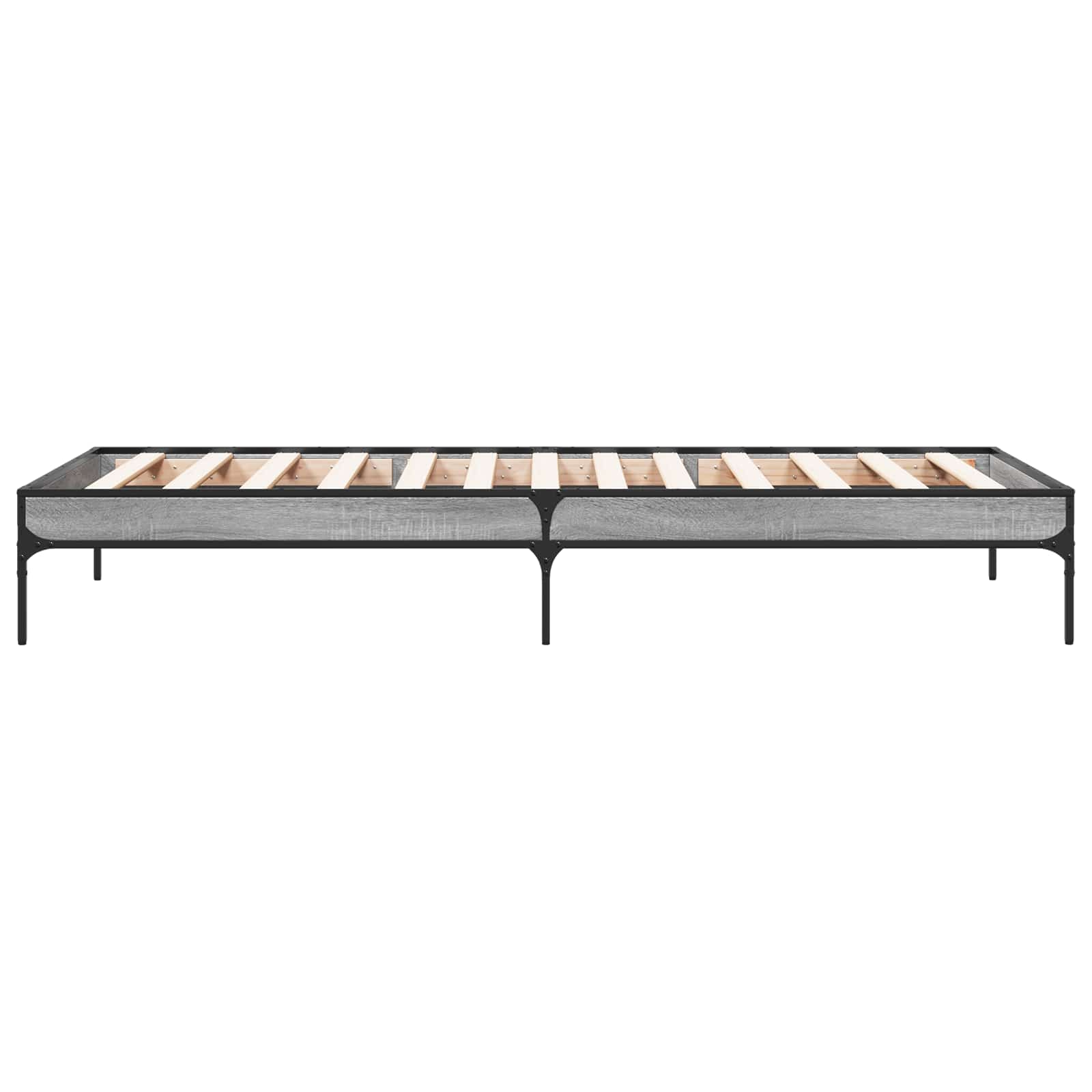 Cadre de lit Sonoma gris 80 x 200 cm Bois d'ingénierie - XIOS