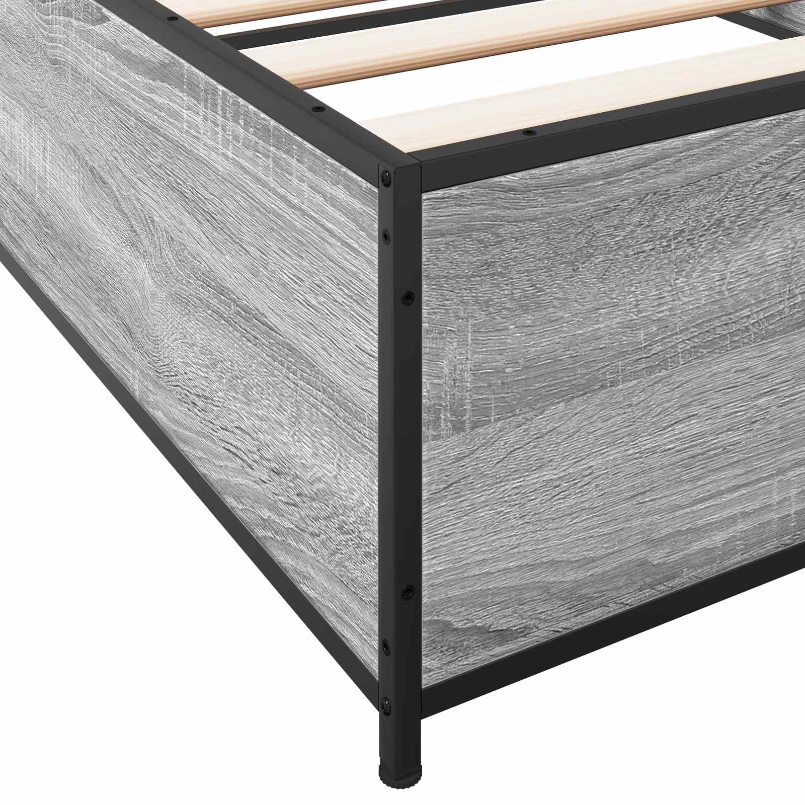 Cadre de lit Sonoma gris 80 x 200 cm Bois d'ingénierie - XIOS