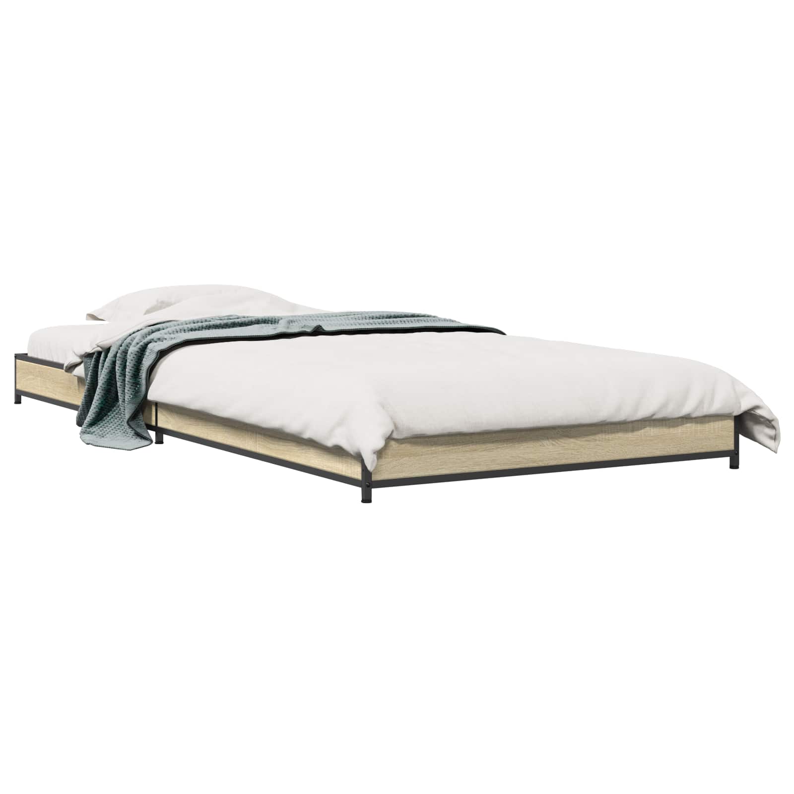 Cadre de lit Chêne Sonoma 80 x 200 cm Bois d'ingénierie - XIOS
