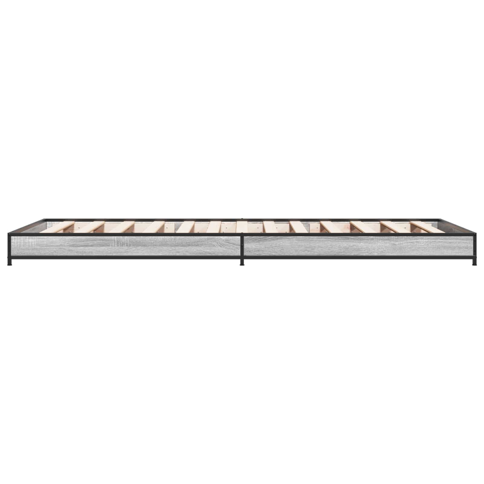 Cadre de lit Sonoma gris 80 x 200 cm Bois d'ingénierie - XIOS