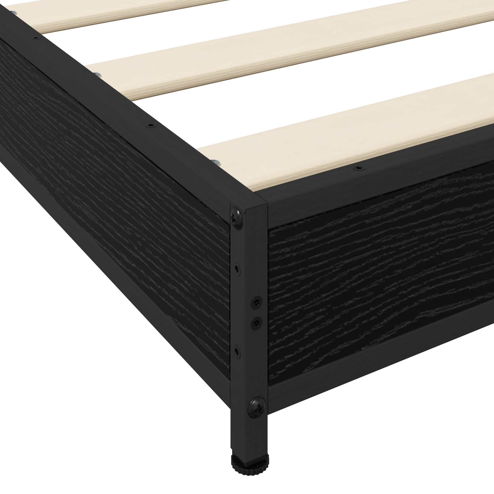Cadre de lit Chêne noir 80 x 200 cm Bois d'ingénierie - XIOS