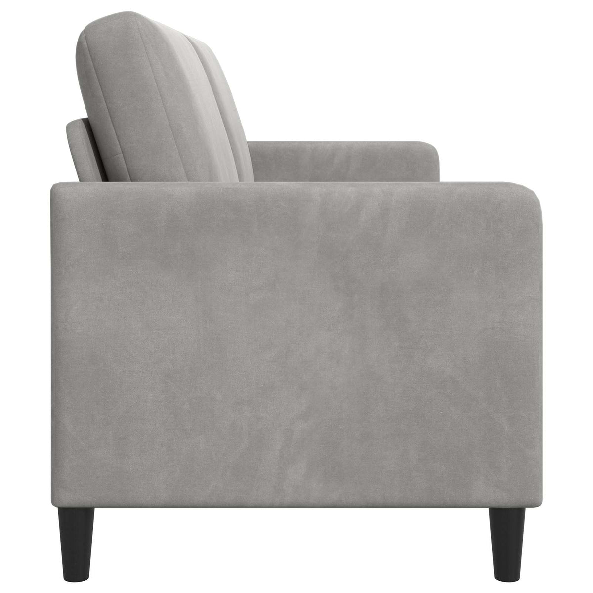 Sofa avec rangement Gris clair 152 x 78 x 87 cm Polyester - XIOS