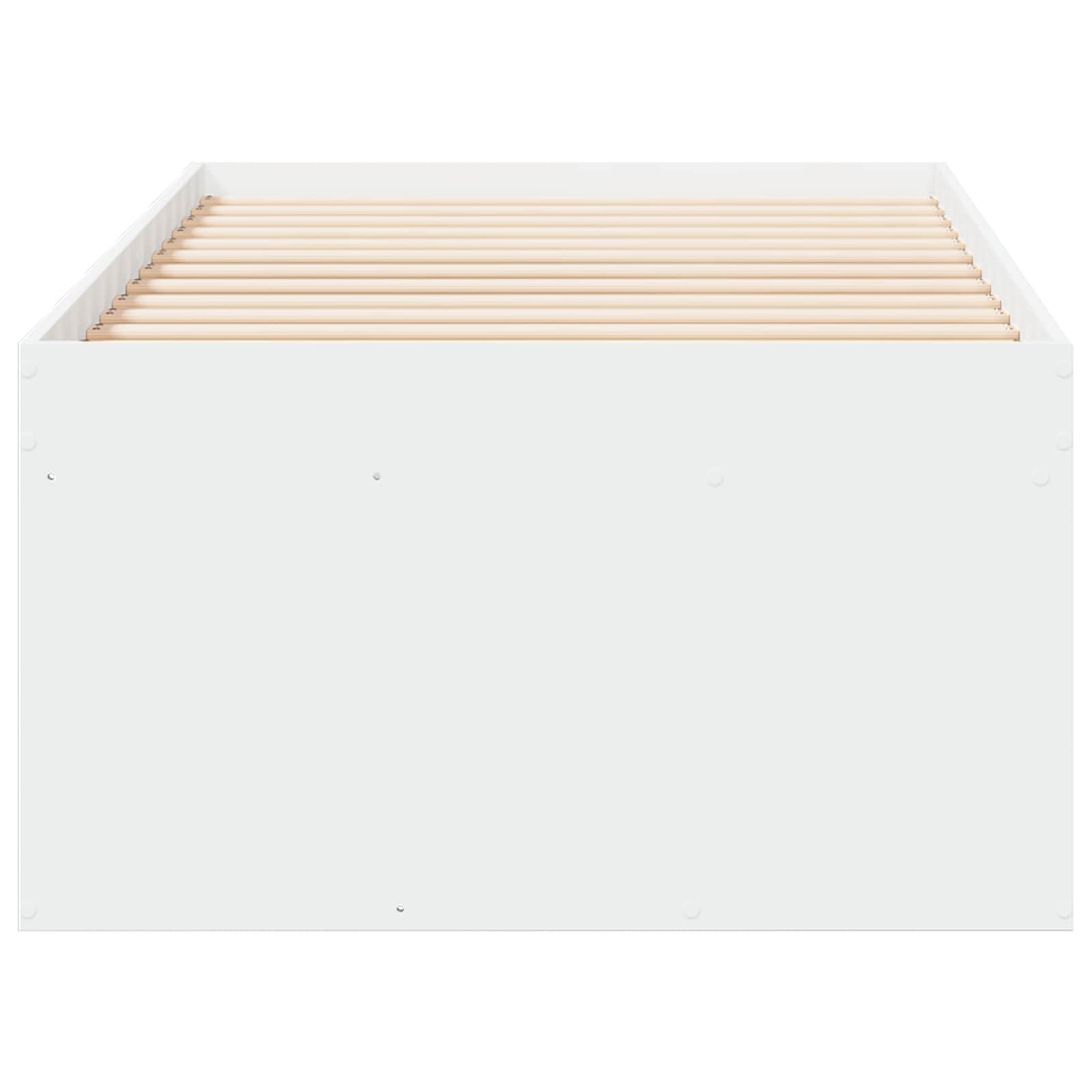 Cadre de lit avec rangement Blanc 80 x 200 cm Bois d'ingénierie