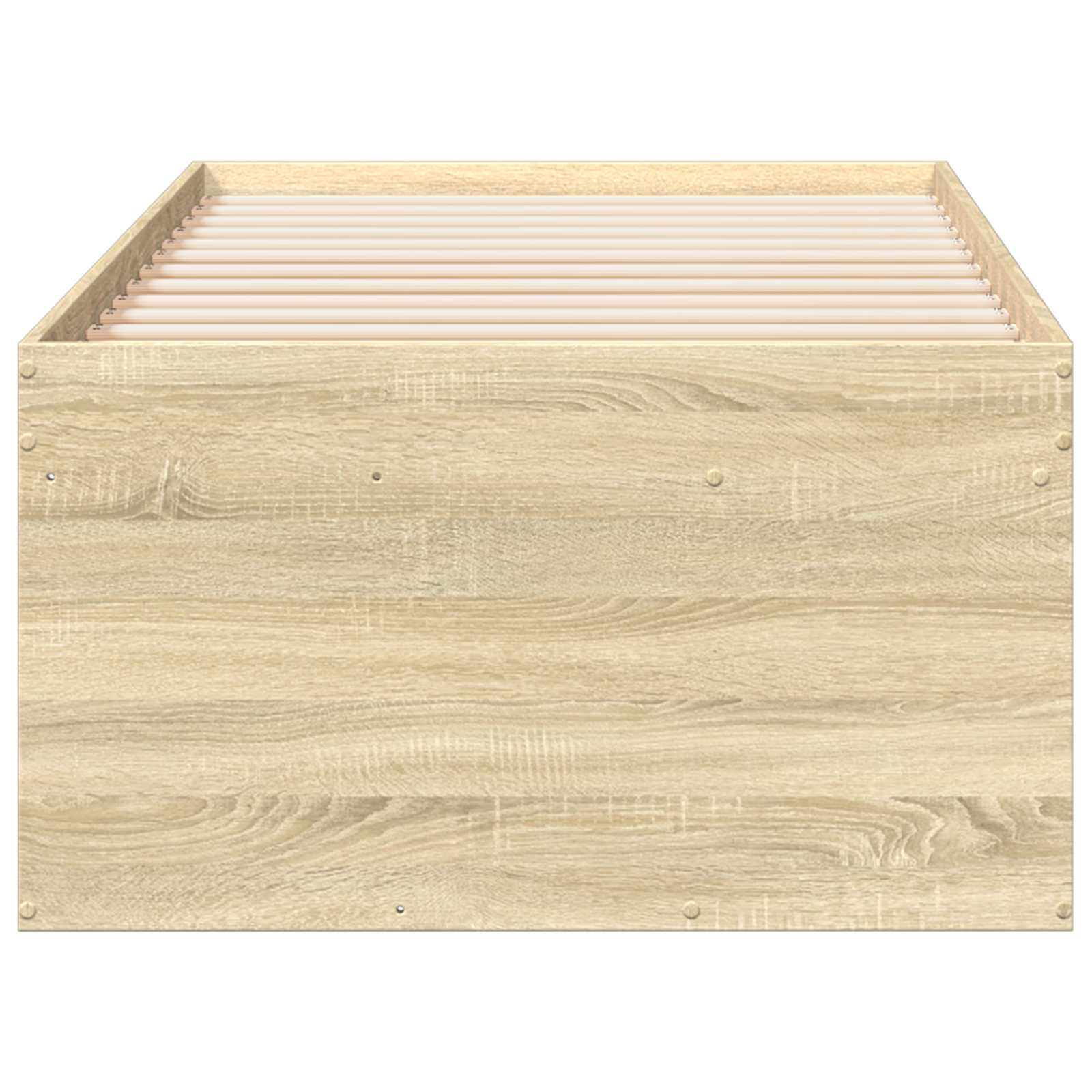 Cadre de lit avec rangement avec porte Chêne Sonoma 80 x 200 cm