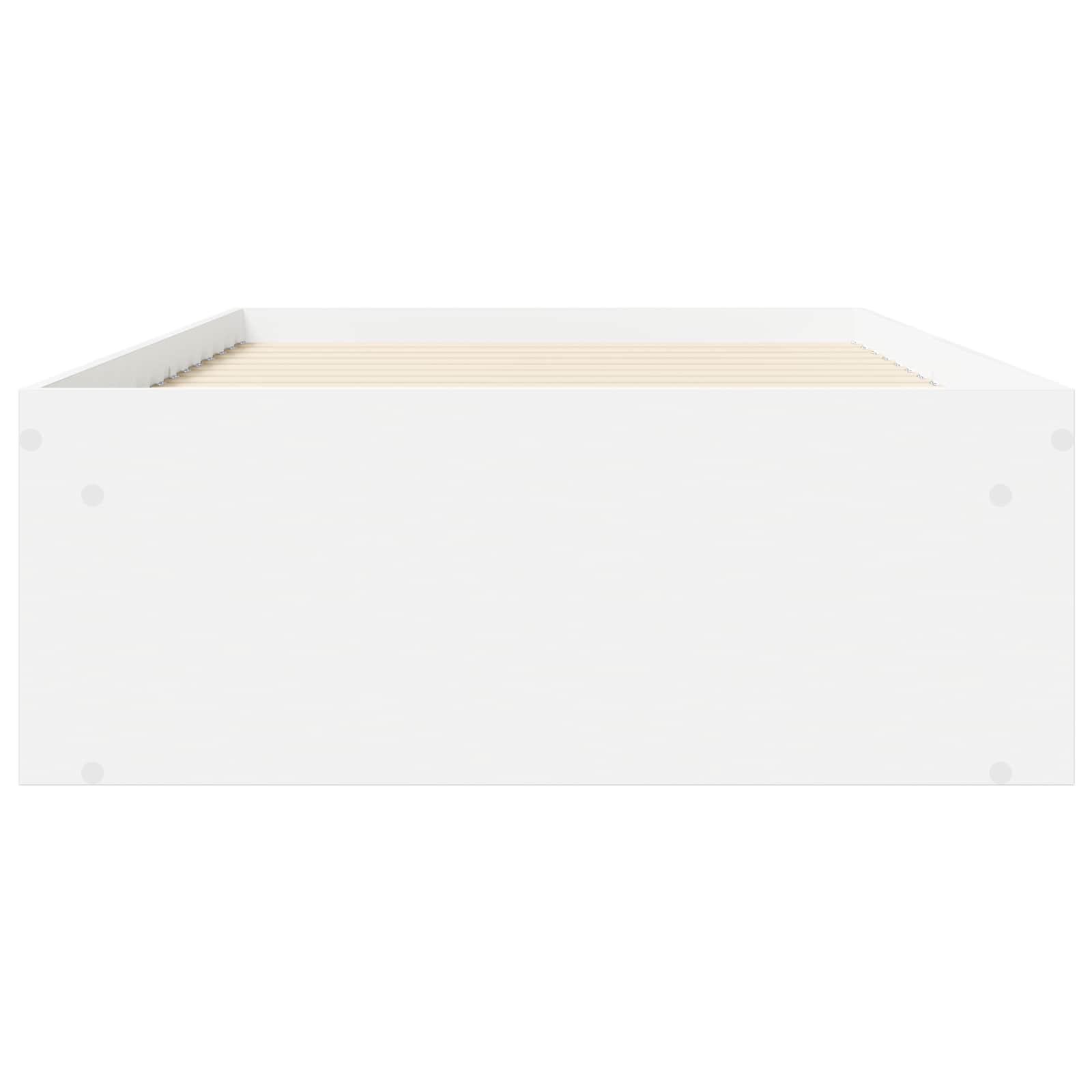 Cadre de lit avec rangement Blanc 80 x 200 cm Bois d'ingénierie