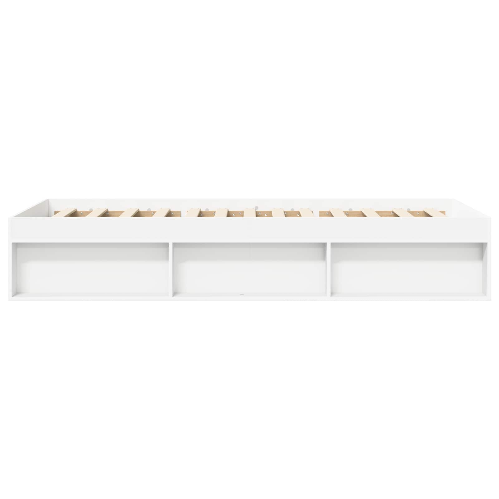 Cadre de lit avec rangement Blanc 80 x 200 cm Bois d'ingénierie