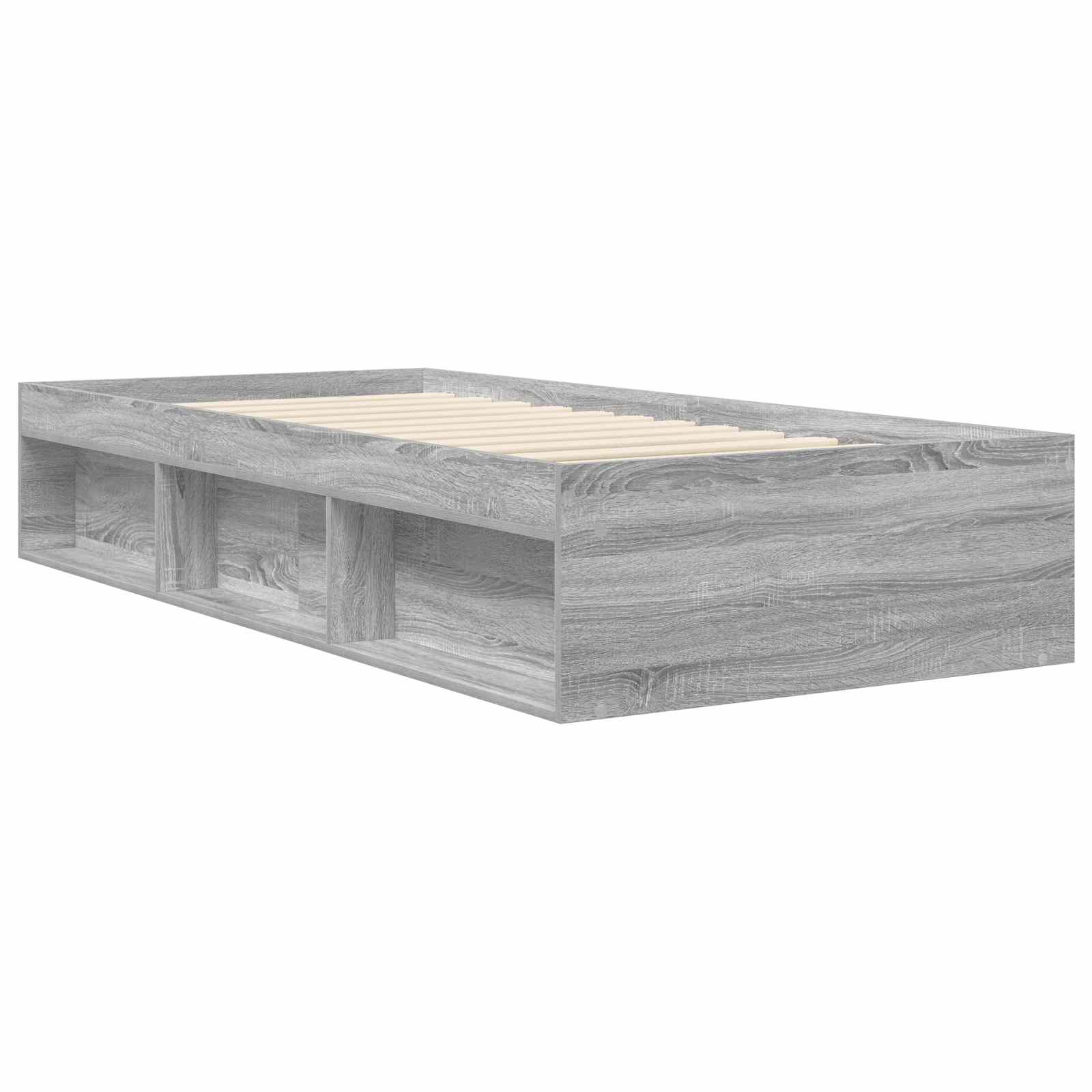 Cadre de lit avec rangement Sonoma gris 80 x 200 cm