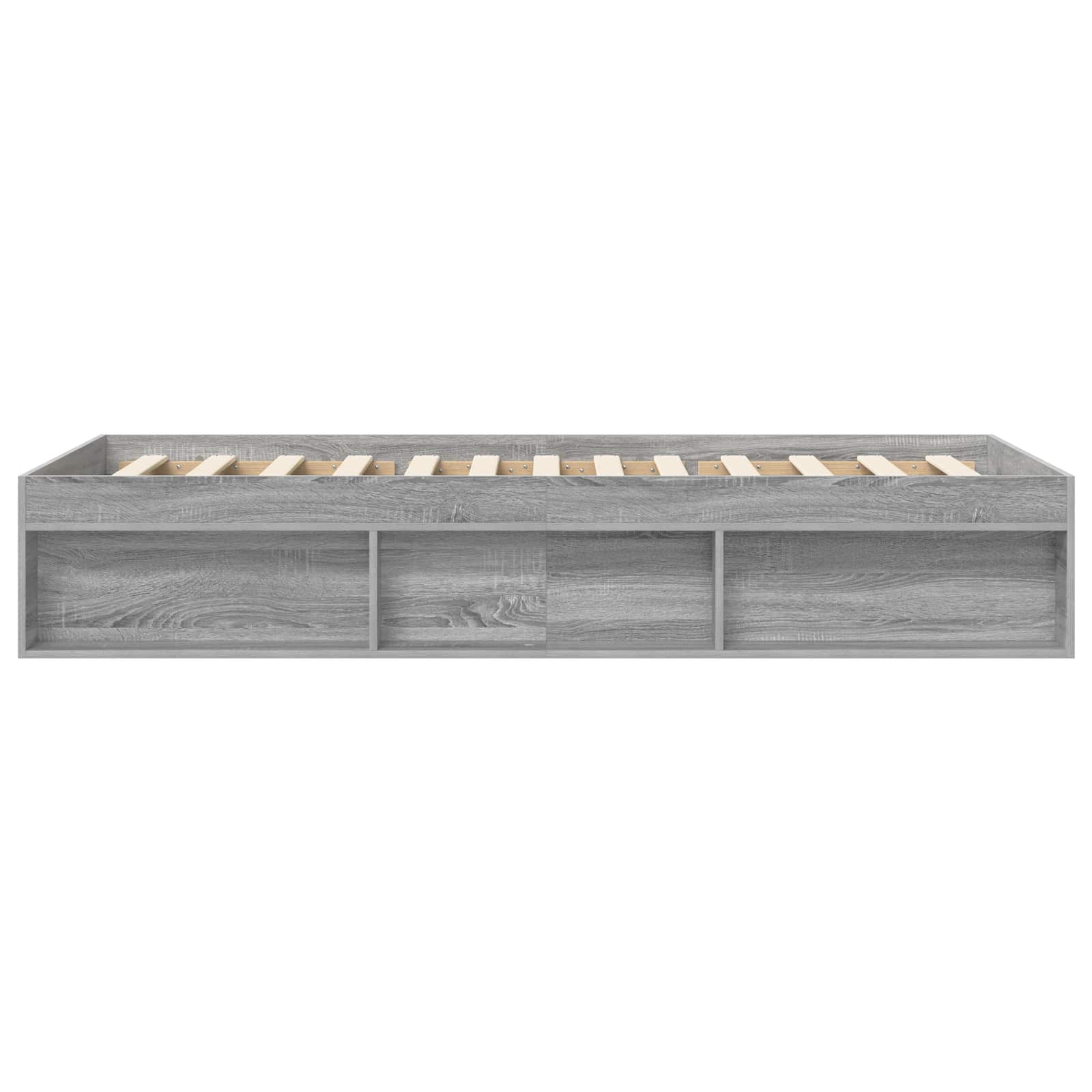Cadre de lit avec rangement Sonoma gris 80 x 200 cm