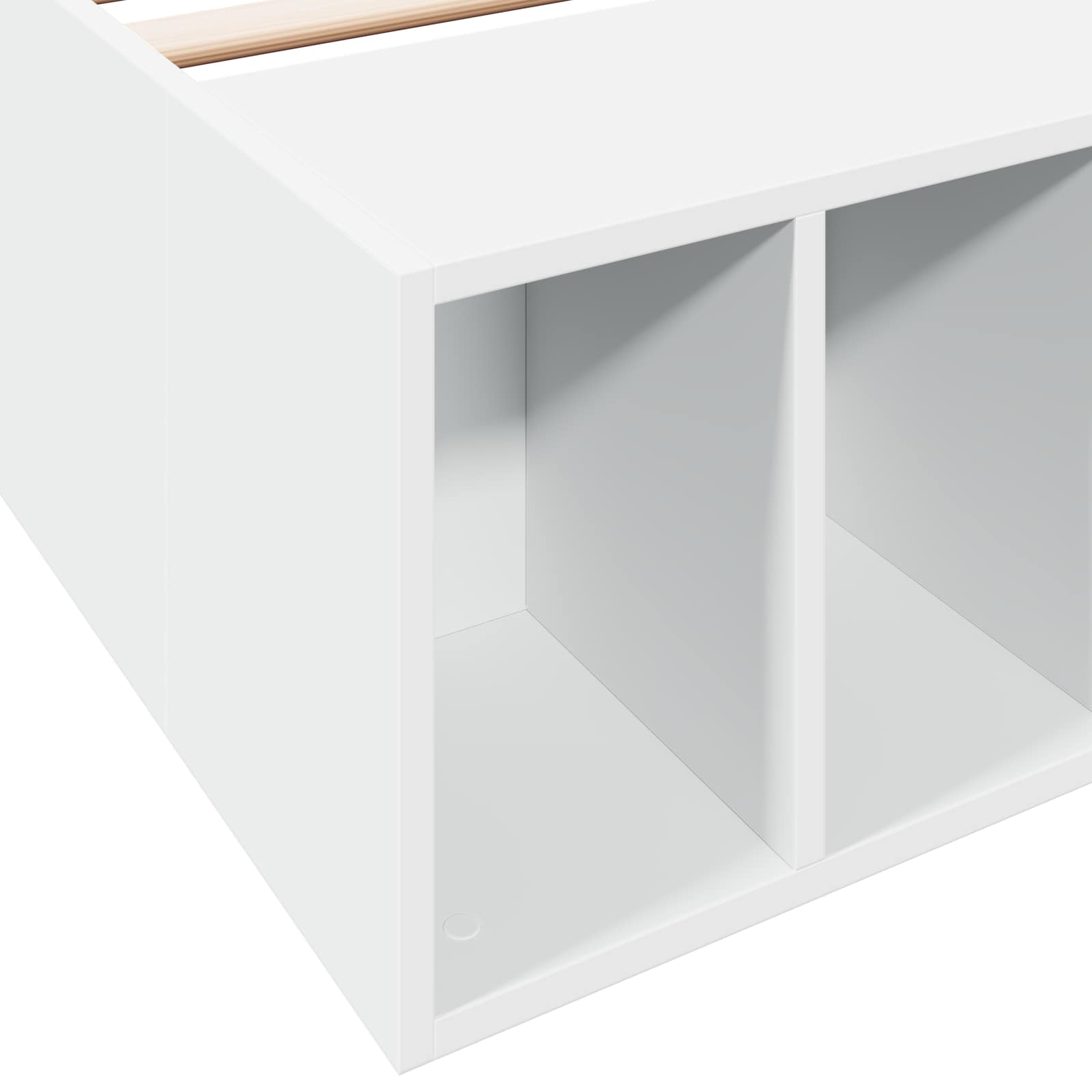 Cadre de lit avec rangement Blanc 80 x 200 cm Bois d'ingénierie
