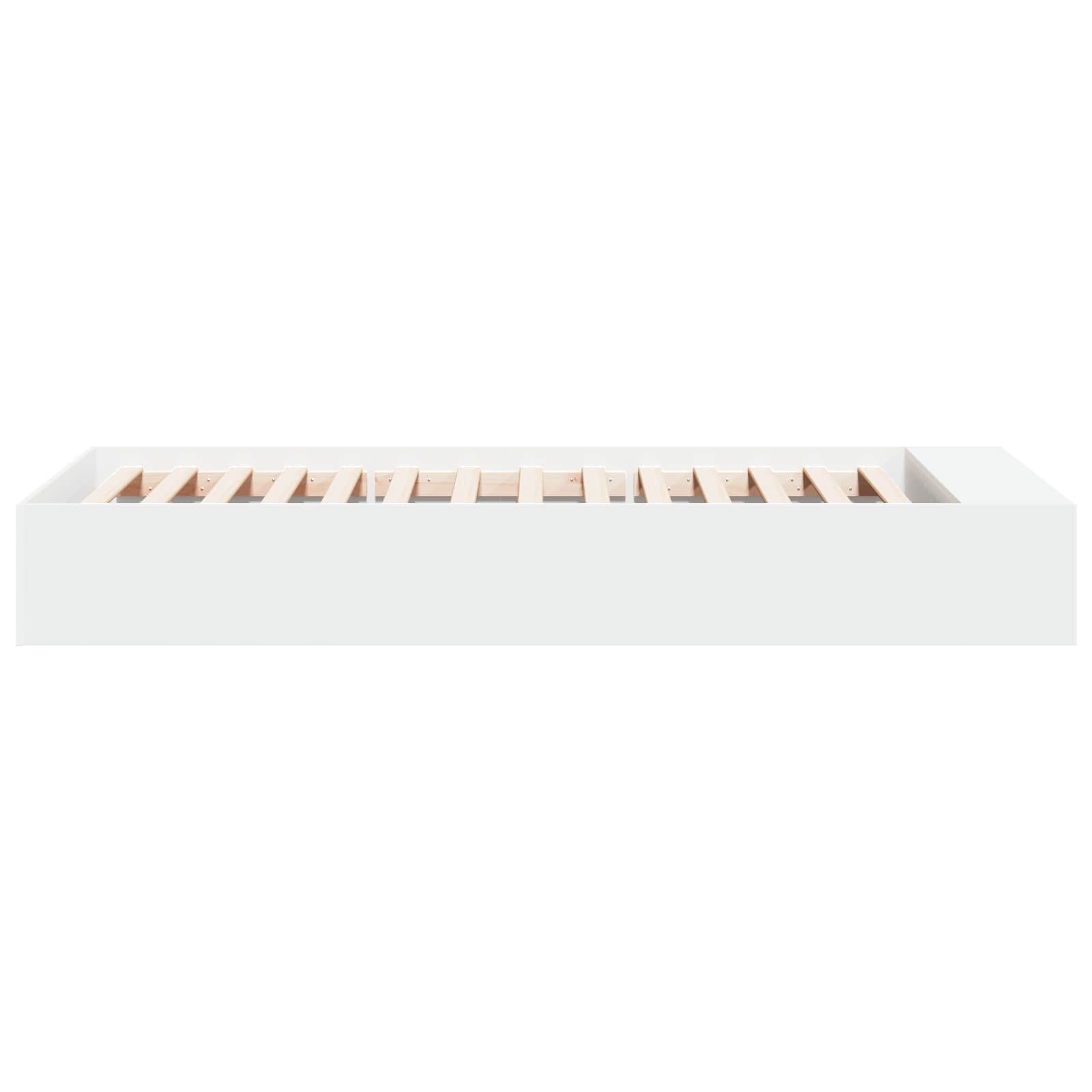 Cadre de lit avec rangement Blanc 80 x 200 cm Bois d'ingénierie