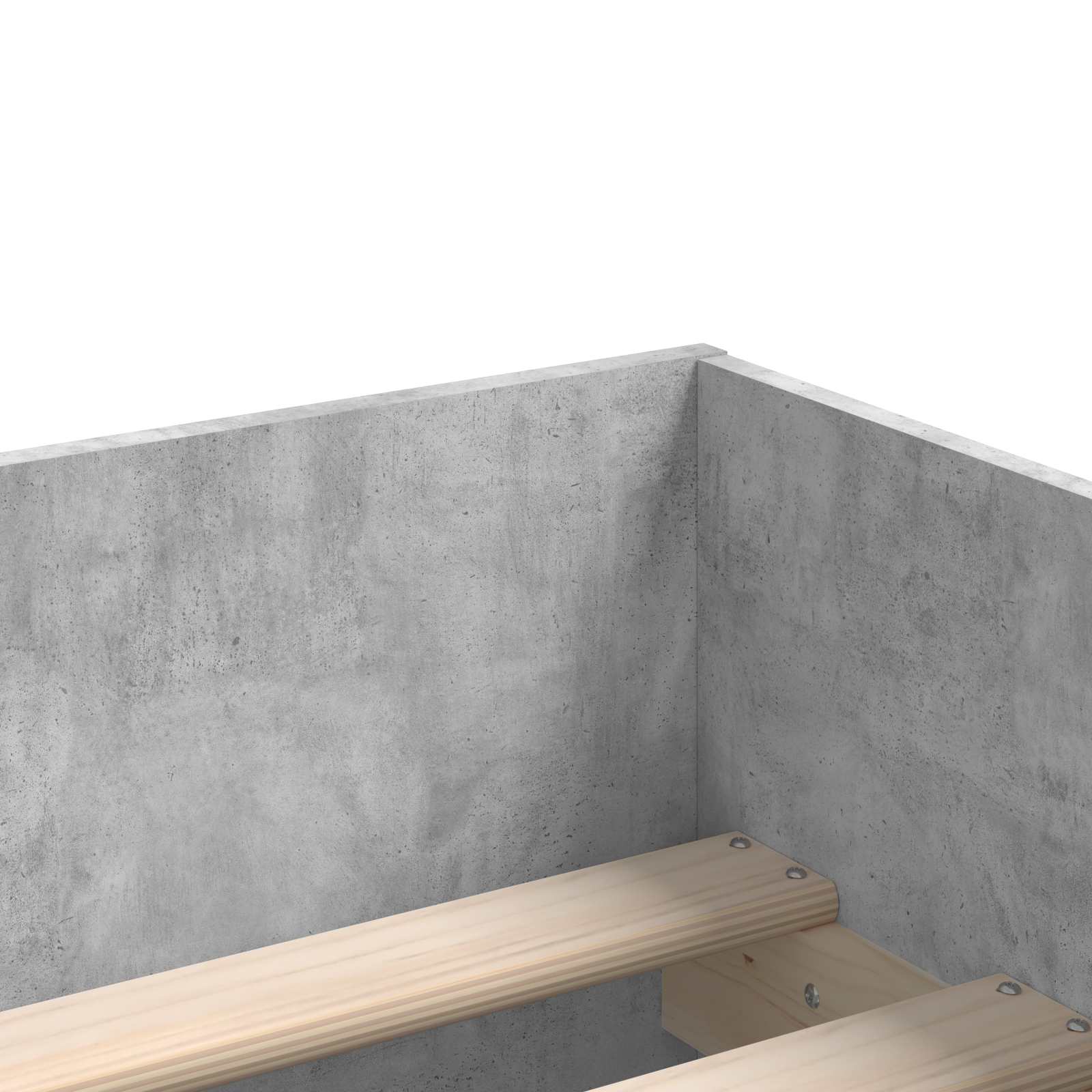 Cadre de lit avec rangement Sonoma gris 80 x 200 cm