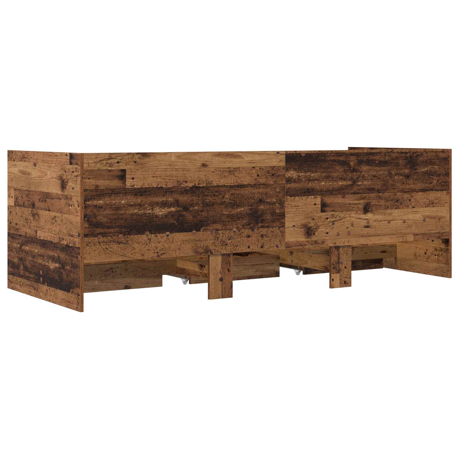 Lit d'appoint avec tiroir Bois ancien Bois d'ingénierie - XIOS