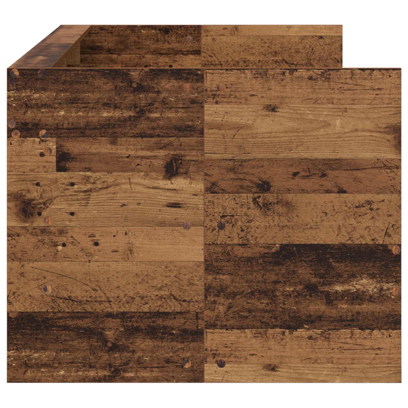 Lit d'appoint avec tiroir Bois ancien Bois d'ingénierie