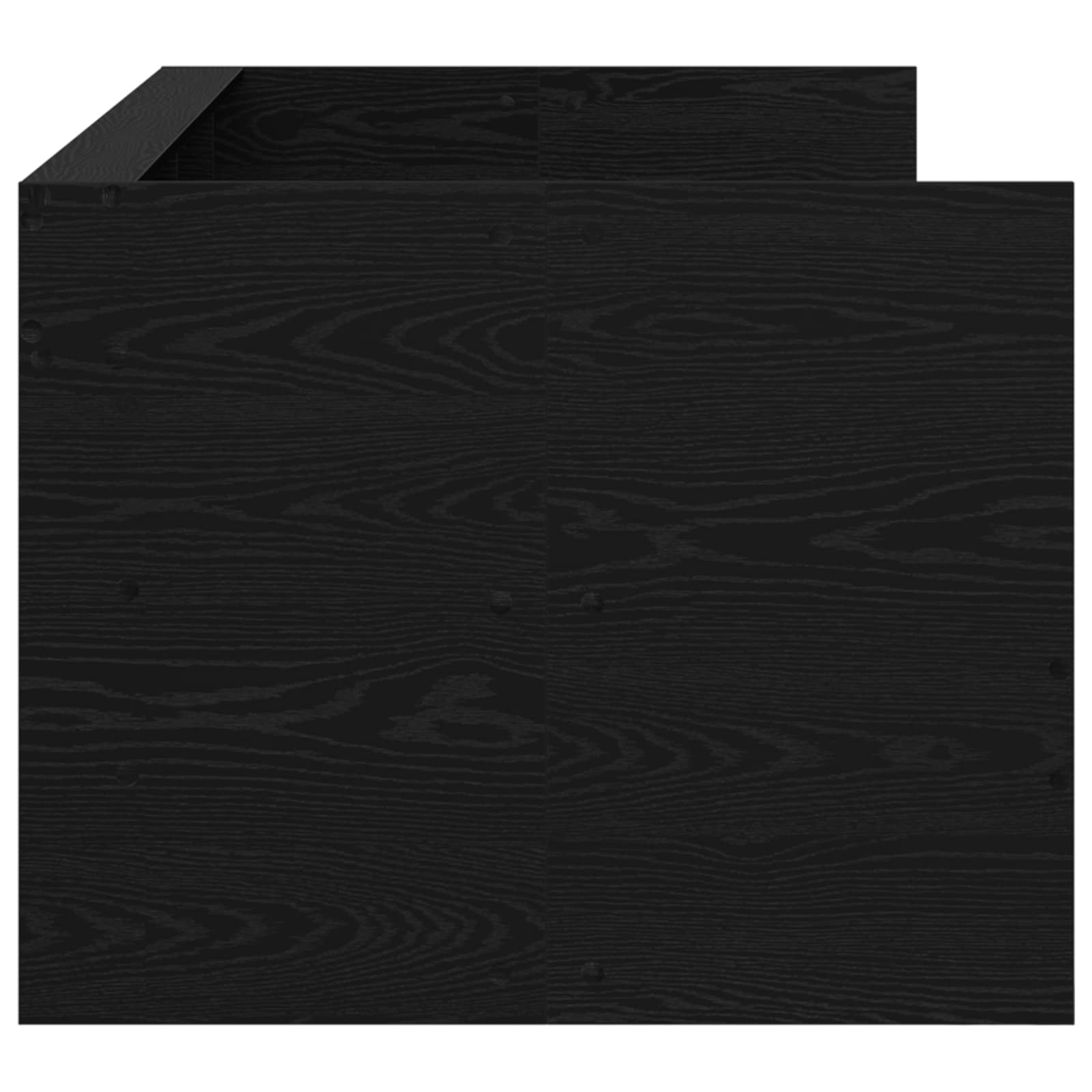 Lit d'appoint avec tiroir Chêne noir Bois d'ingénierie
