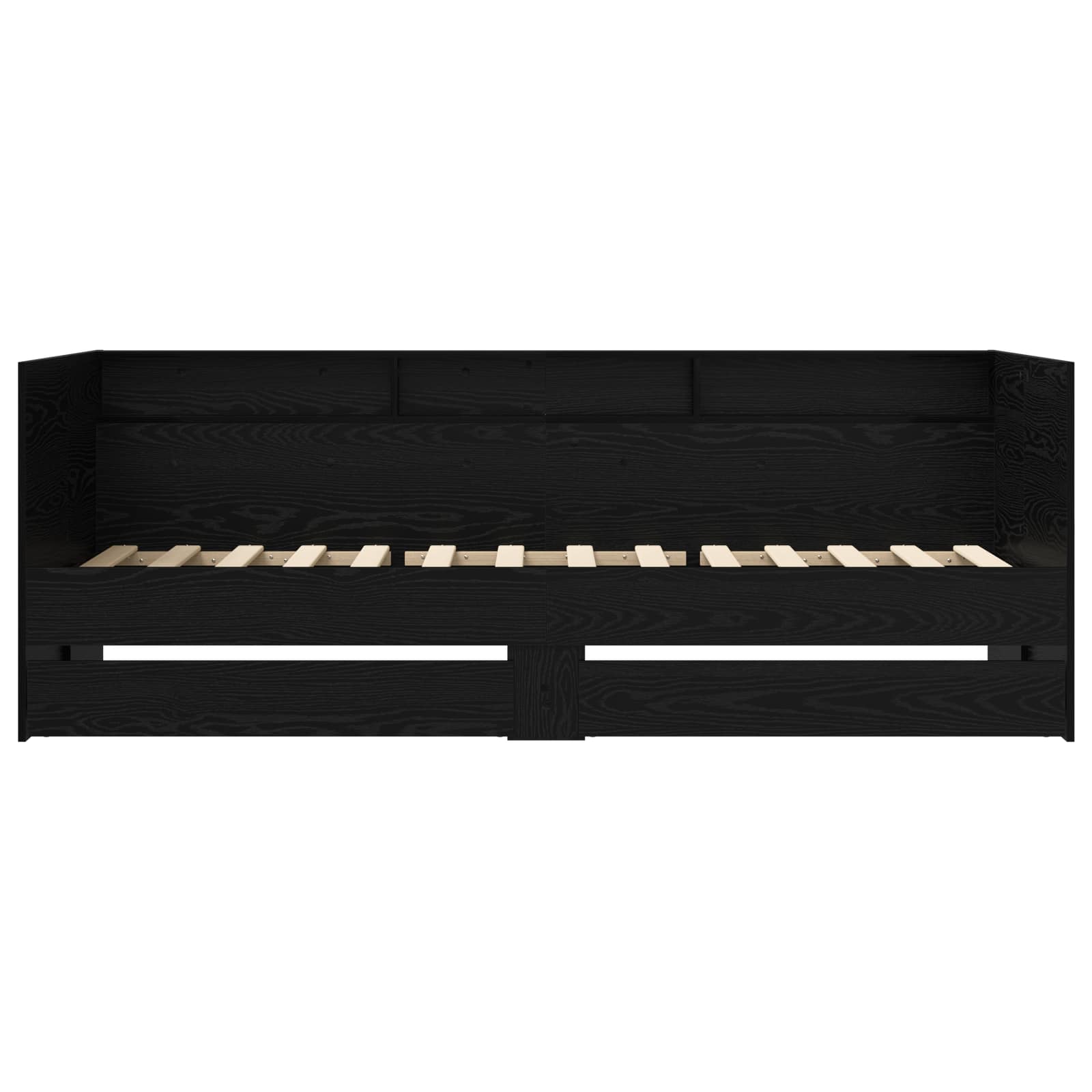 Lit d'appoint avec tiroir Chêne noir Bois d'ingénierie