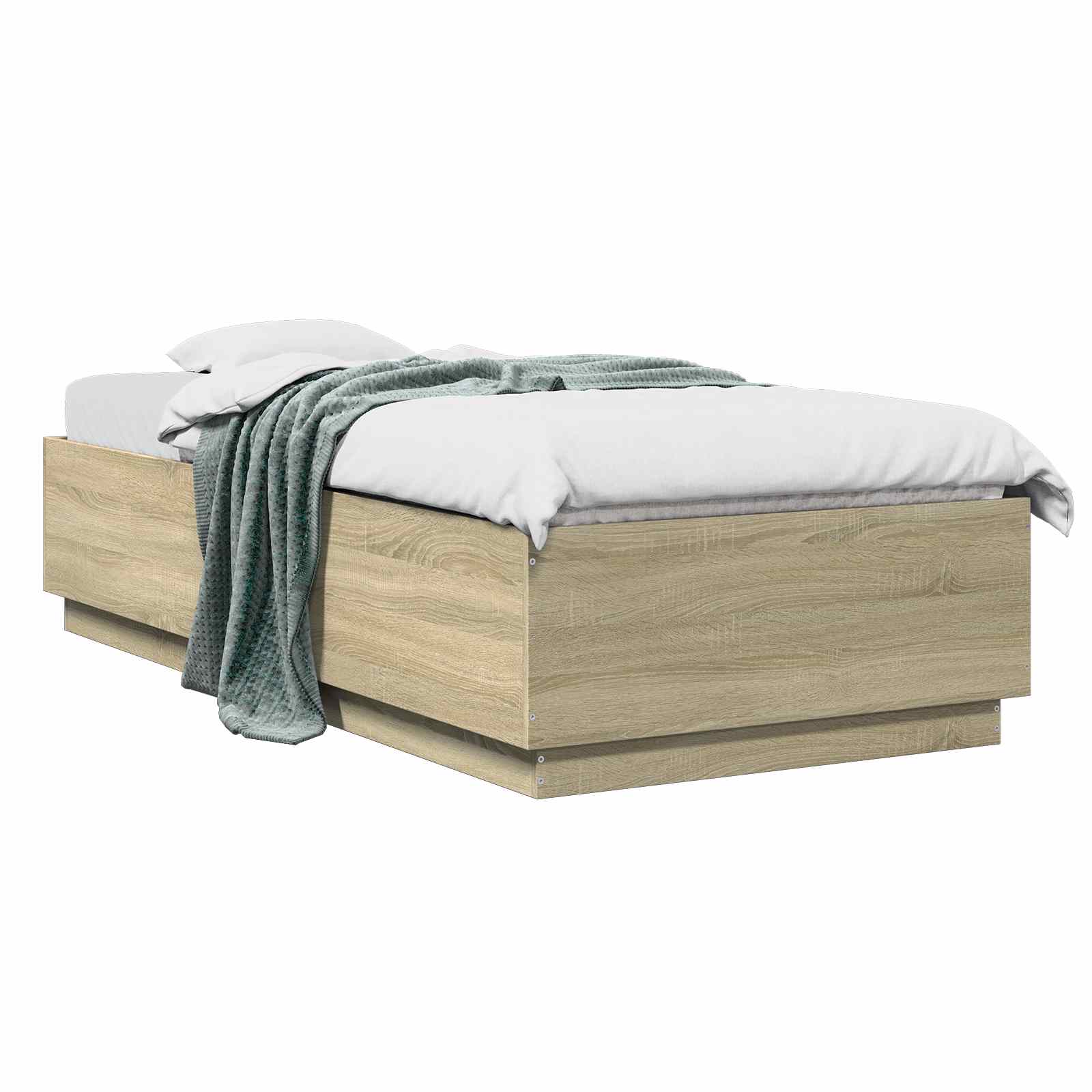Cadre de lit Chêne Sonoma 80 x 200 cm Bois d'ingénierie - XIOS