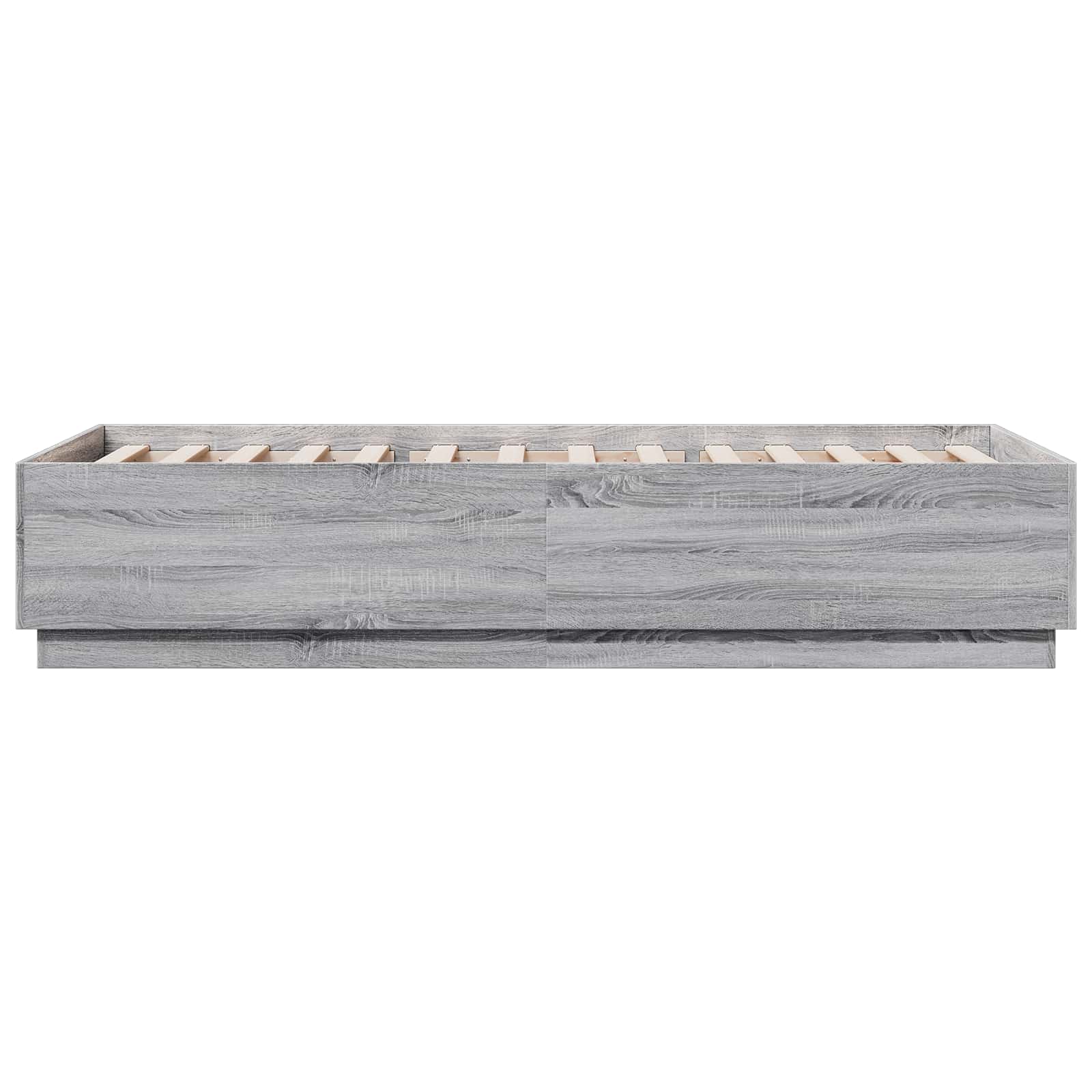 Cadre de lit Sonoma gris 80 x 200 cm Bois d'ingénierie